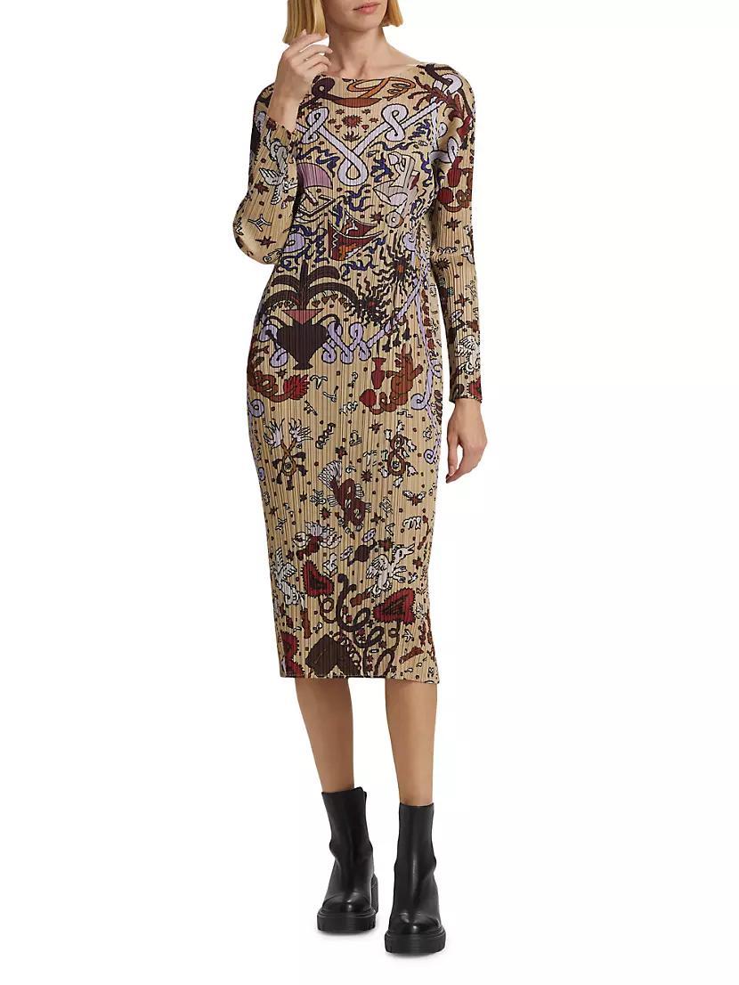 Interplanetary Printed Midi-Dress Product Image