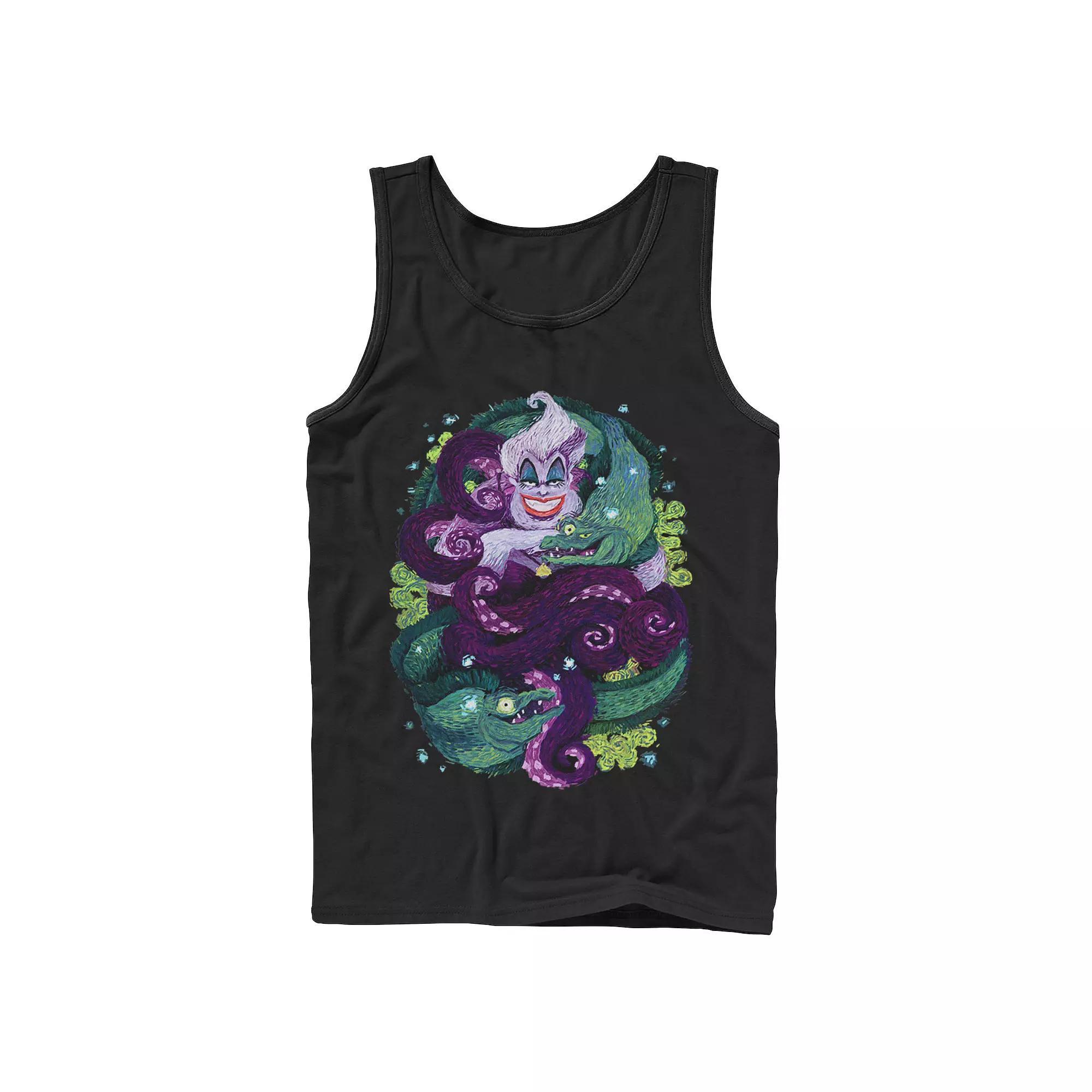 Disney's The Little Mermaid Ursula Men's Sea Witch Painting Tank Top, Size: Large, Black Product Image