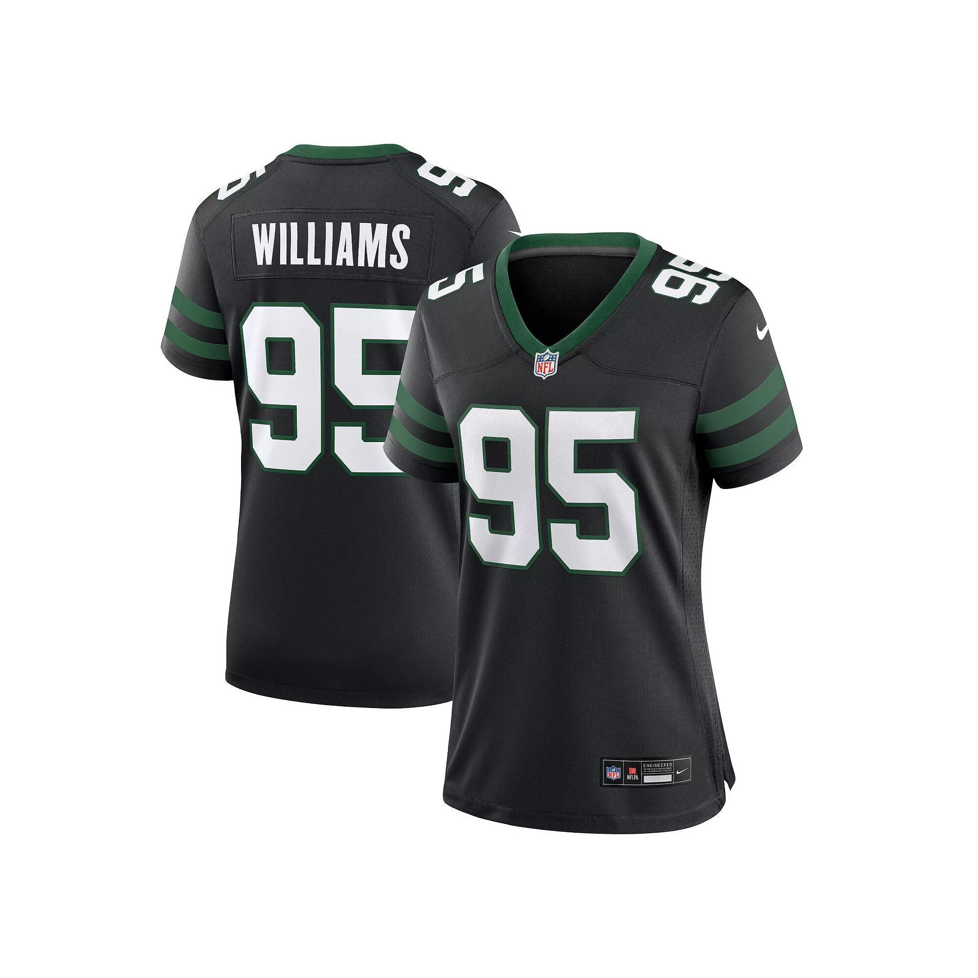 Women's Nike Quinnen Williams Legacy Black New York Jets Alternate Game Jersey, Size: 2XL Product Image