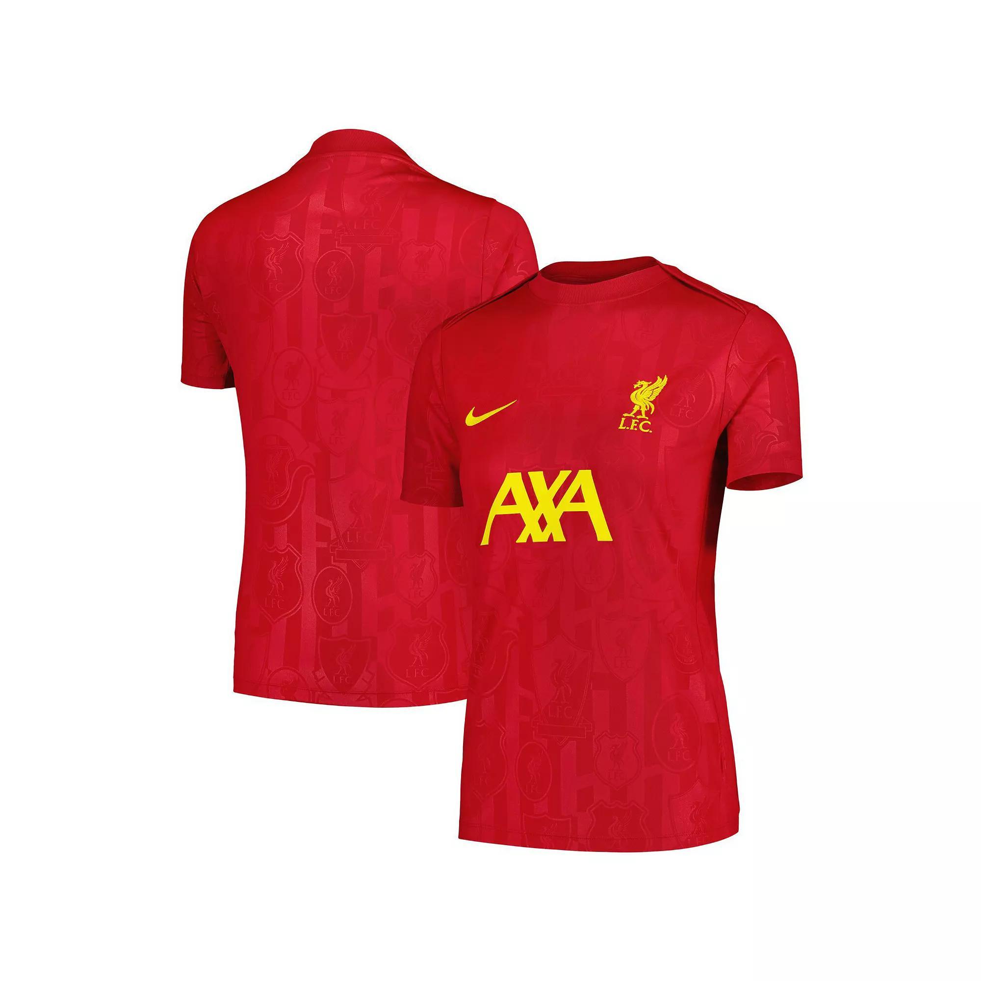 Liverpool FC Academy Pro Nike Women's Dri-FIT Soccer Pre-Match Short-Sleeve Top Product Image