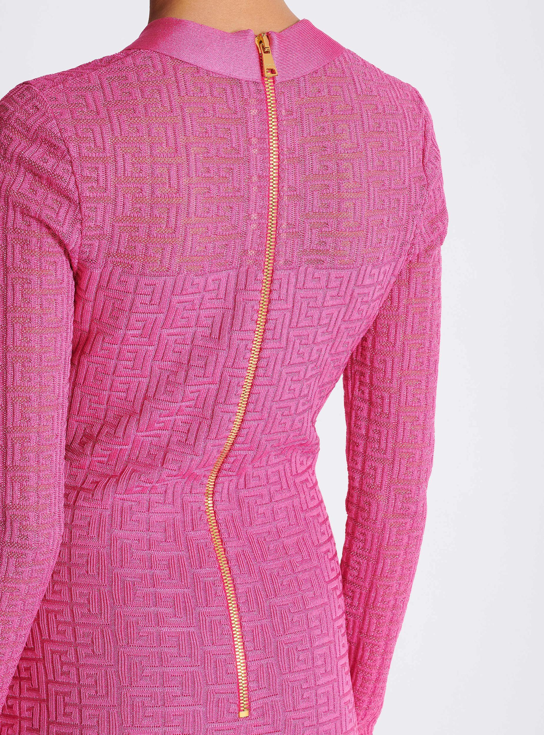 Monogrammed knit dress Product Image