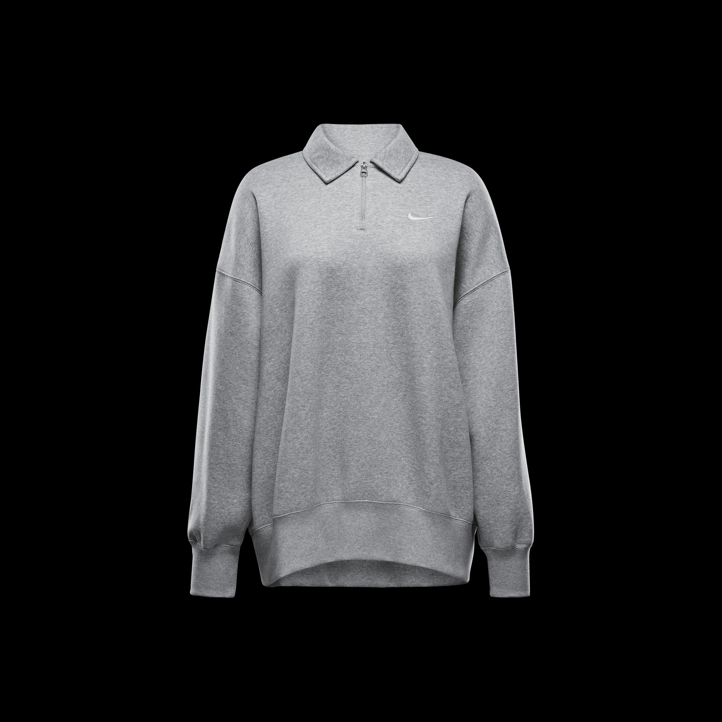 Women's Nike Sportswear Phoenix Fleece Oversized 1/4-Zip Polo Product Image