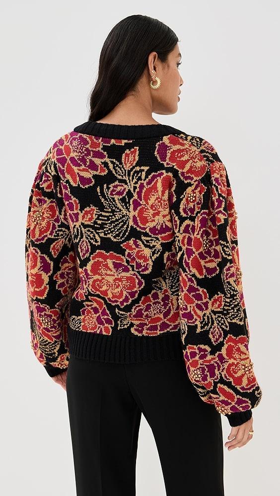 FARM Rio Shiny Chita Knit Cardigan | Shopbop Product Image