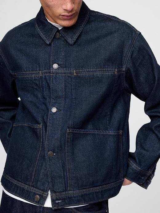 UltraSoft Boxy Icon Denim Jacket Product Image