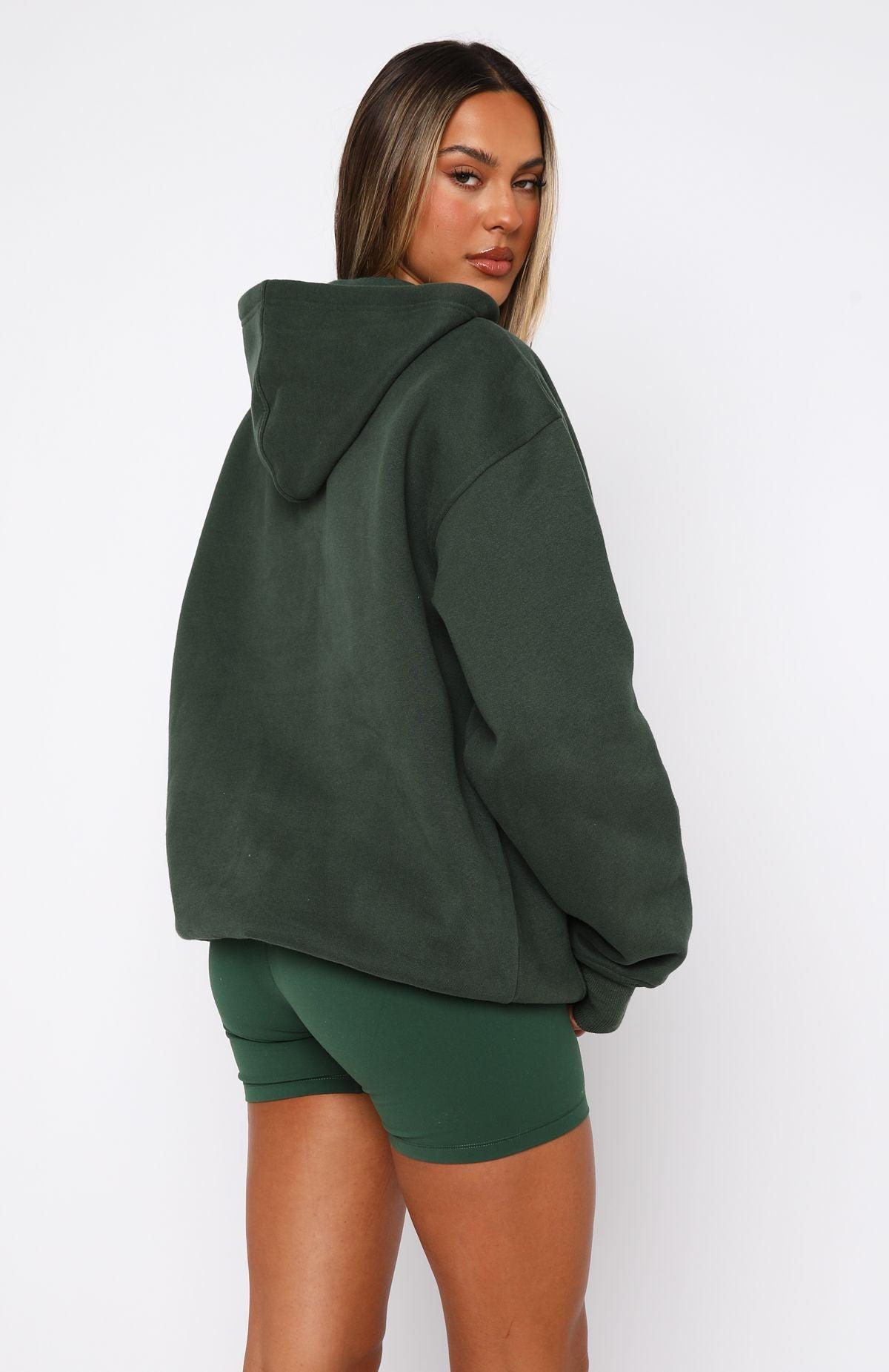 Decade Classics Global Oversized Hoodie Forest Green Product Image