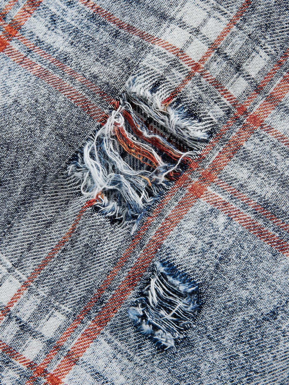 Aelfric Eden Distressed Washed Long Sleeve Shirt Product Image