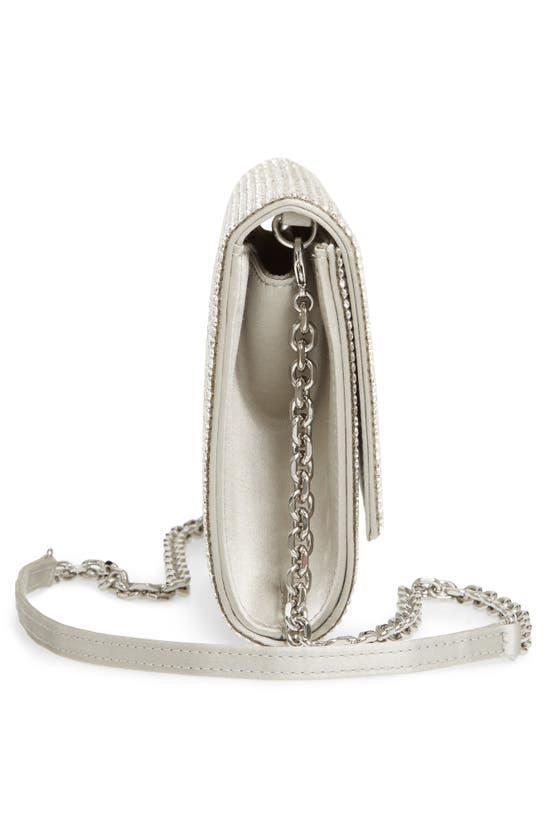 JUDITH LEIBER Fizzoni Crystal Clutch In Rhine Product Image