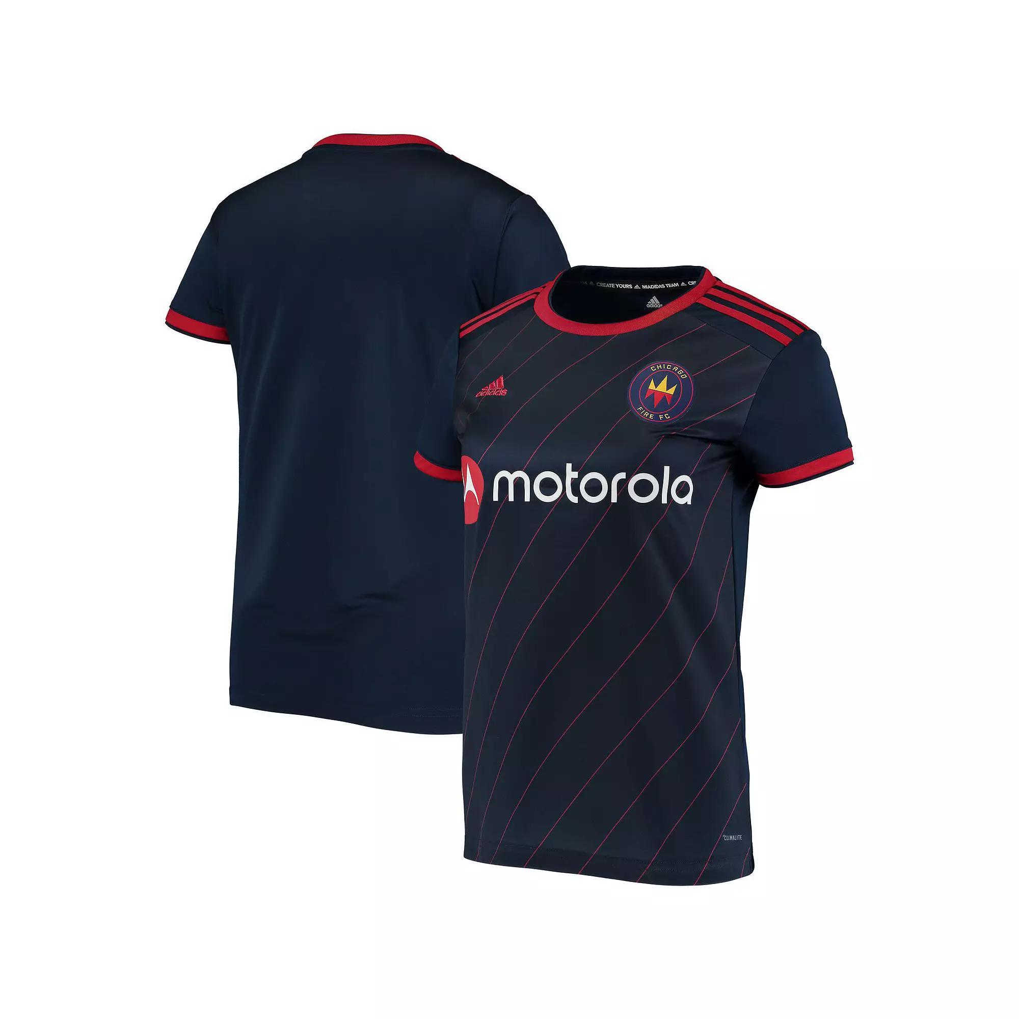 Women's adidas Navy Chicago Fire 2020 Replica Primary Jersey, Size: Medium, Cfs Blue Product Image