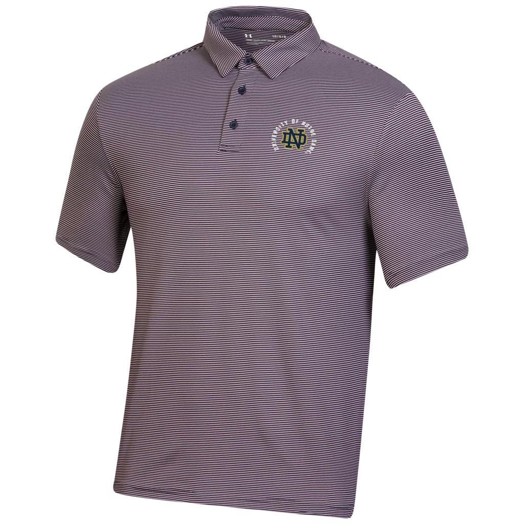 UA Tee 2 Green Bridge Stripe Collegiate Product Image