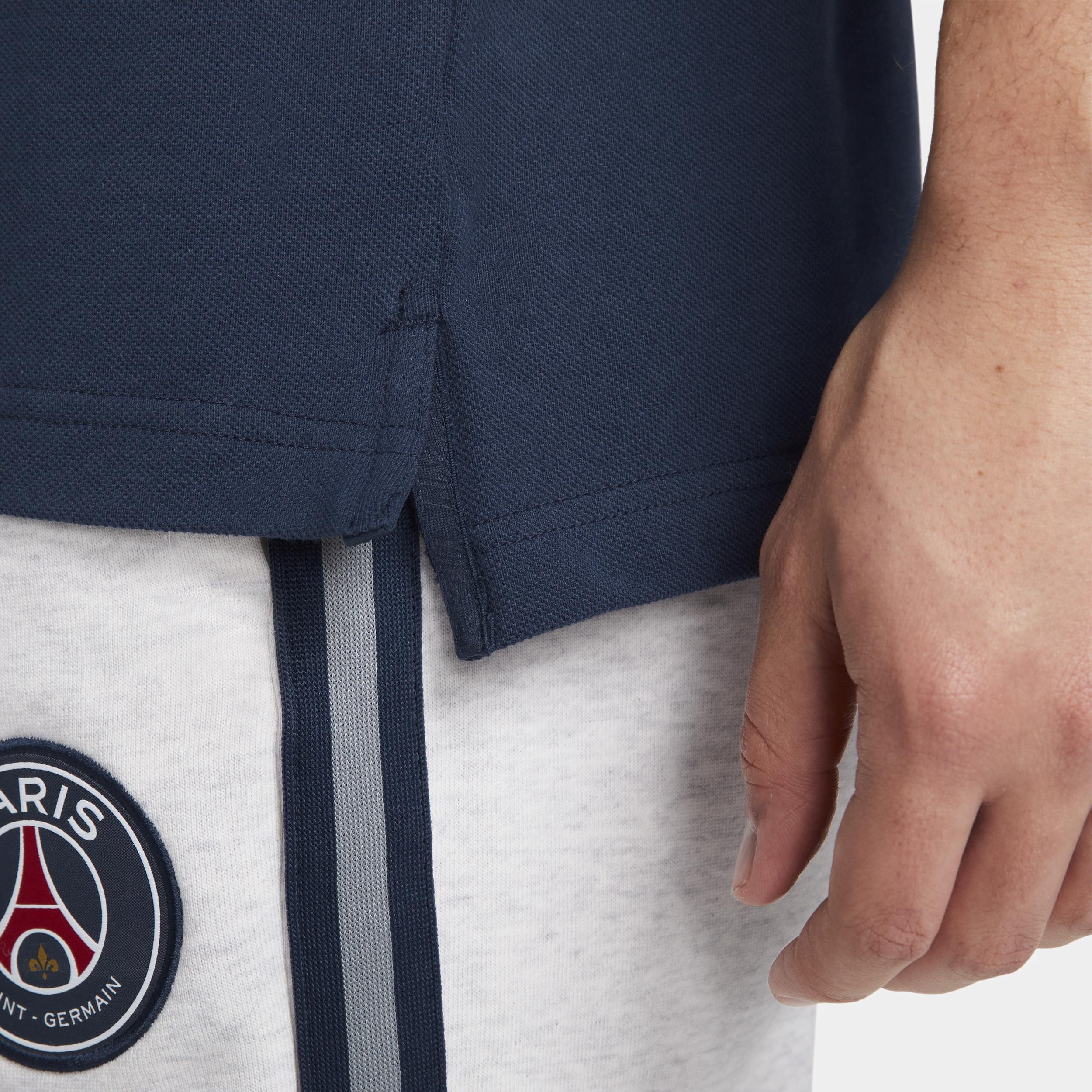 Men's Nike Navy Paris Saint-Germain Pique Polo, Size: Small, Psg Blue Product Image