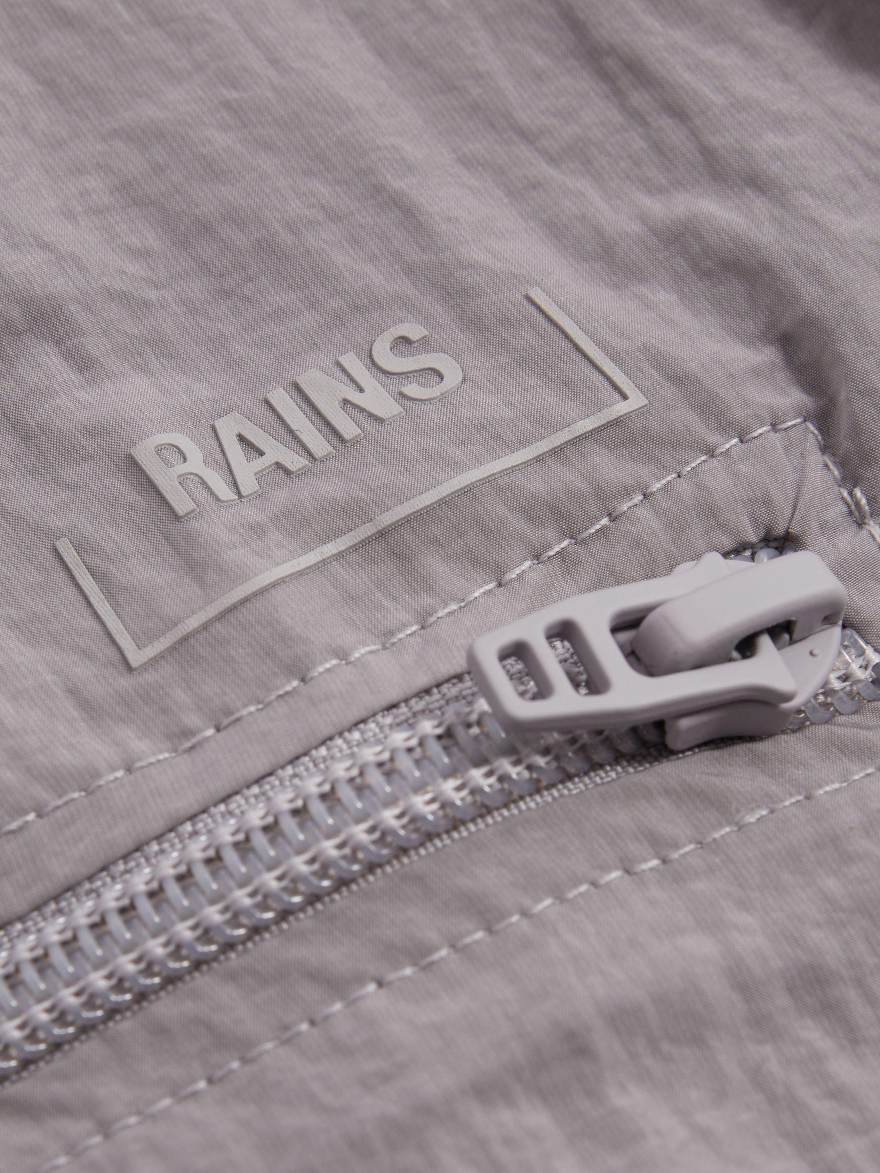 Rains Lightweight Crinkled Jacket in Flint Grey Product Image