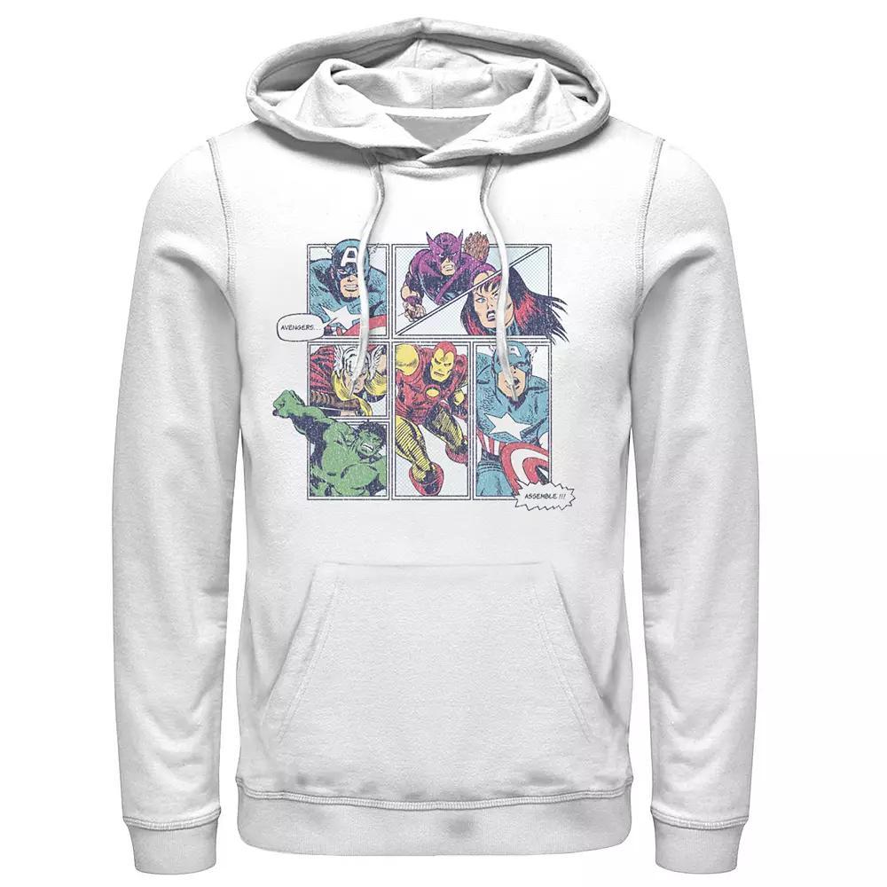 Men's Marvel Avengers Assemble Hoodie, Size: Large, White Product Image
