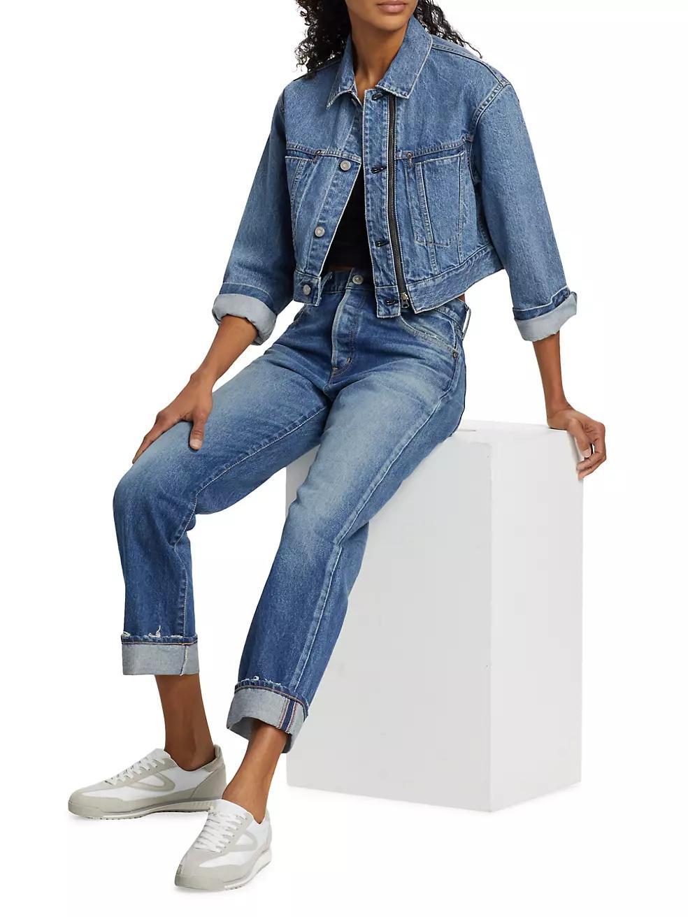 Bayview Denim Crop Jacket Product Image