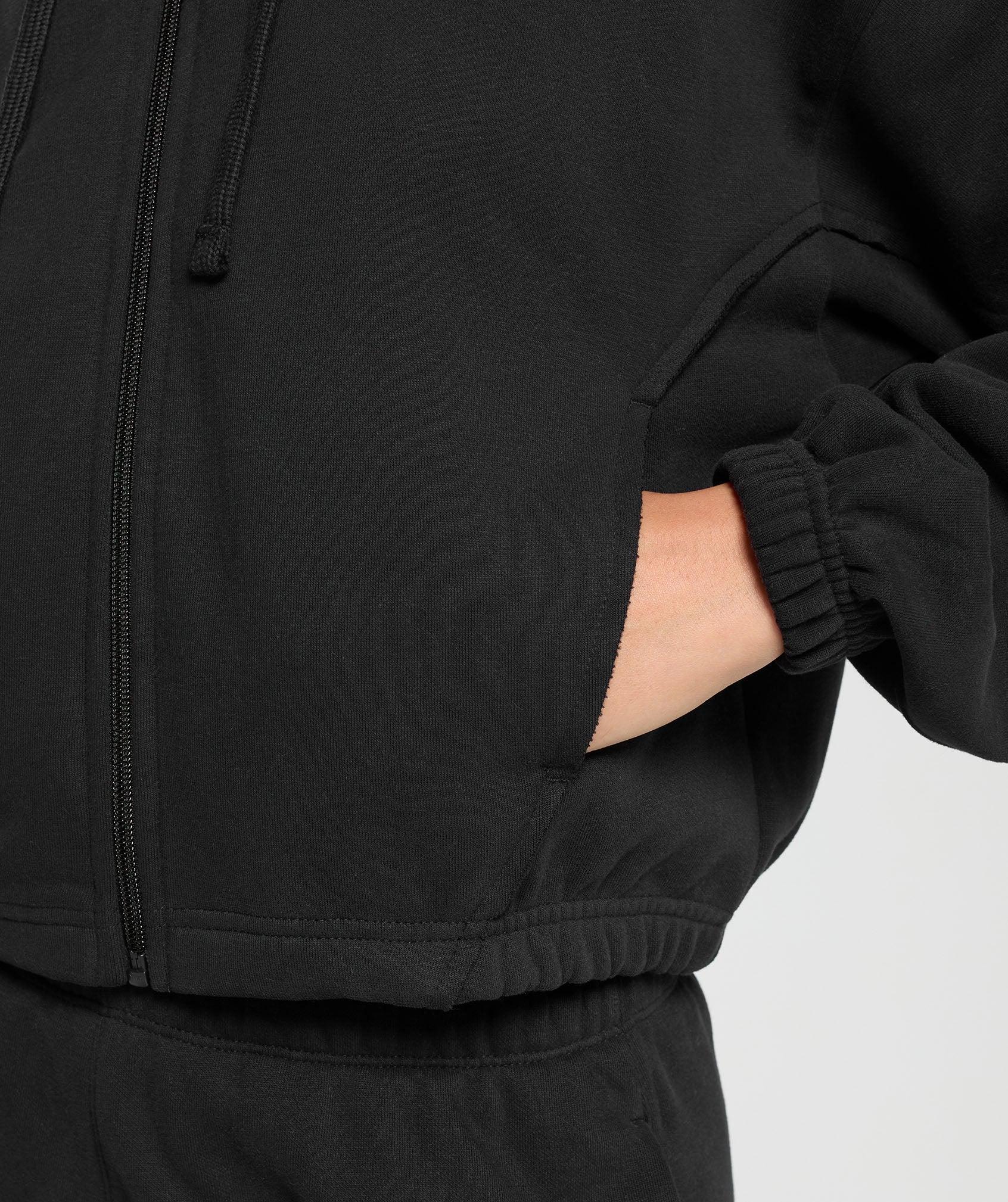 Fleece Zip Hoodie Product Image