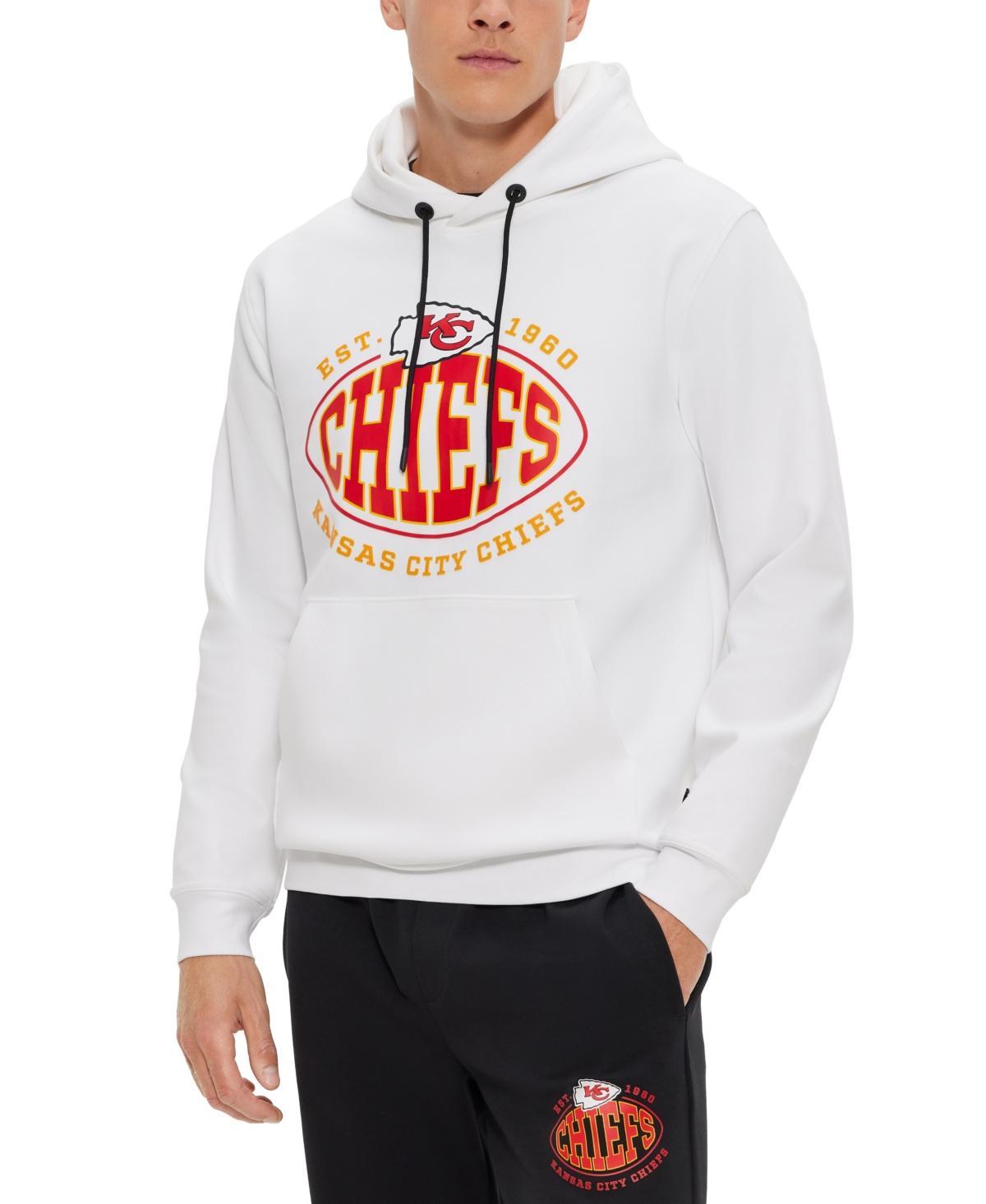 Men's BOSS X NFL  Black Minnesota Vikings Touchback Pullover Hoodie, Size: Medium Product Image
