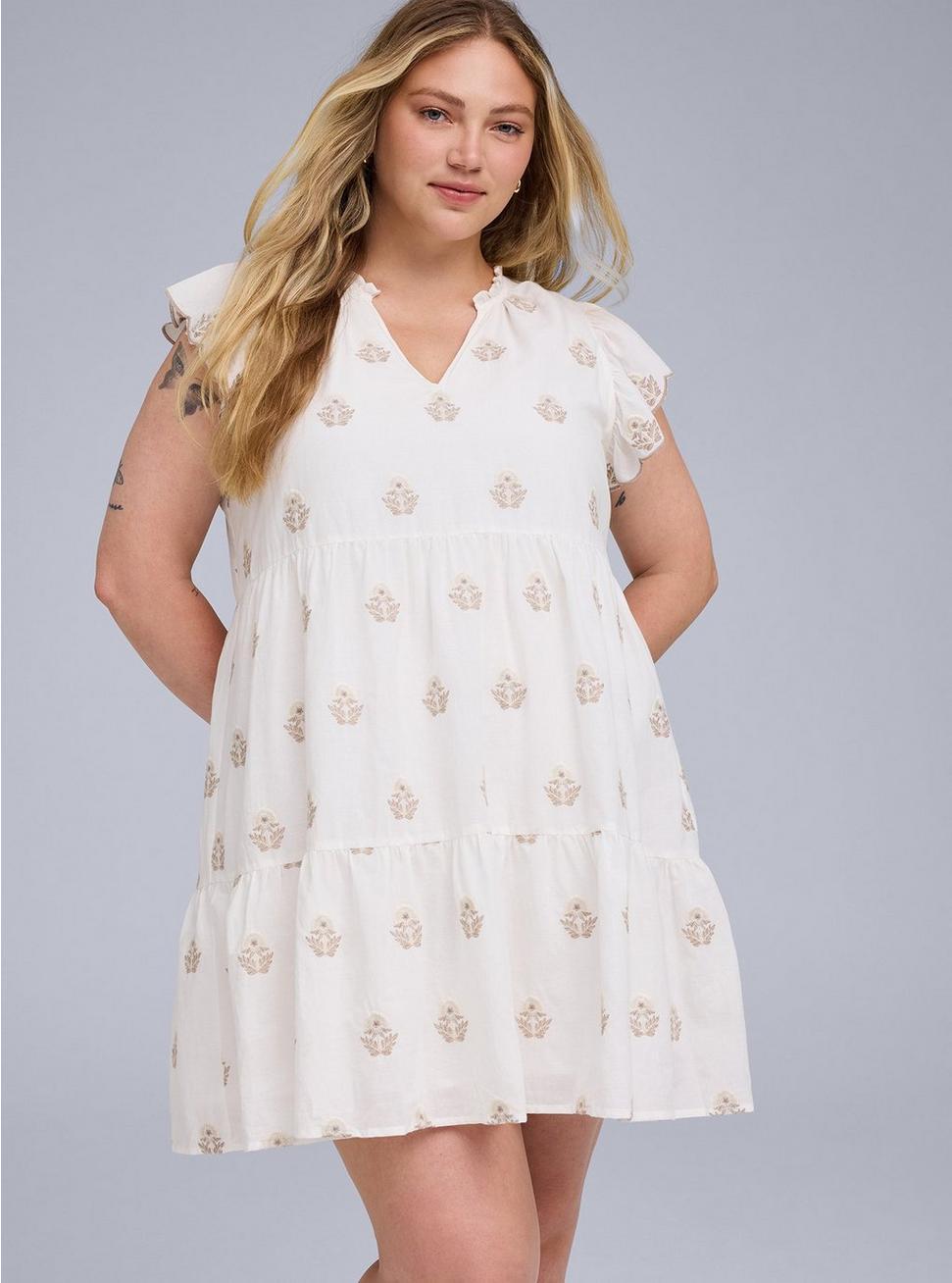 Belle Isle Tiered Mini Dress Product Image