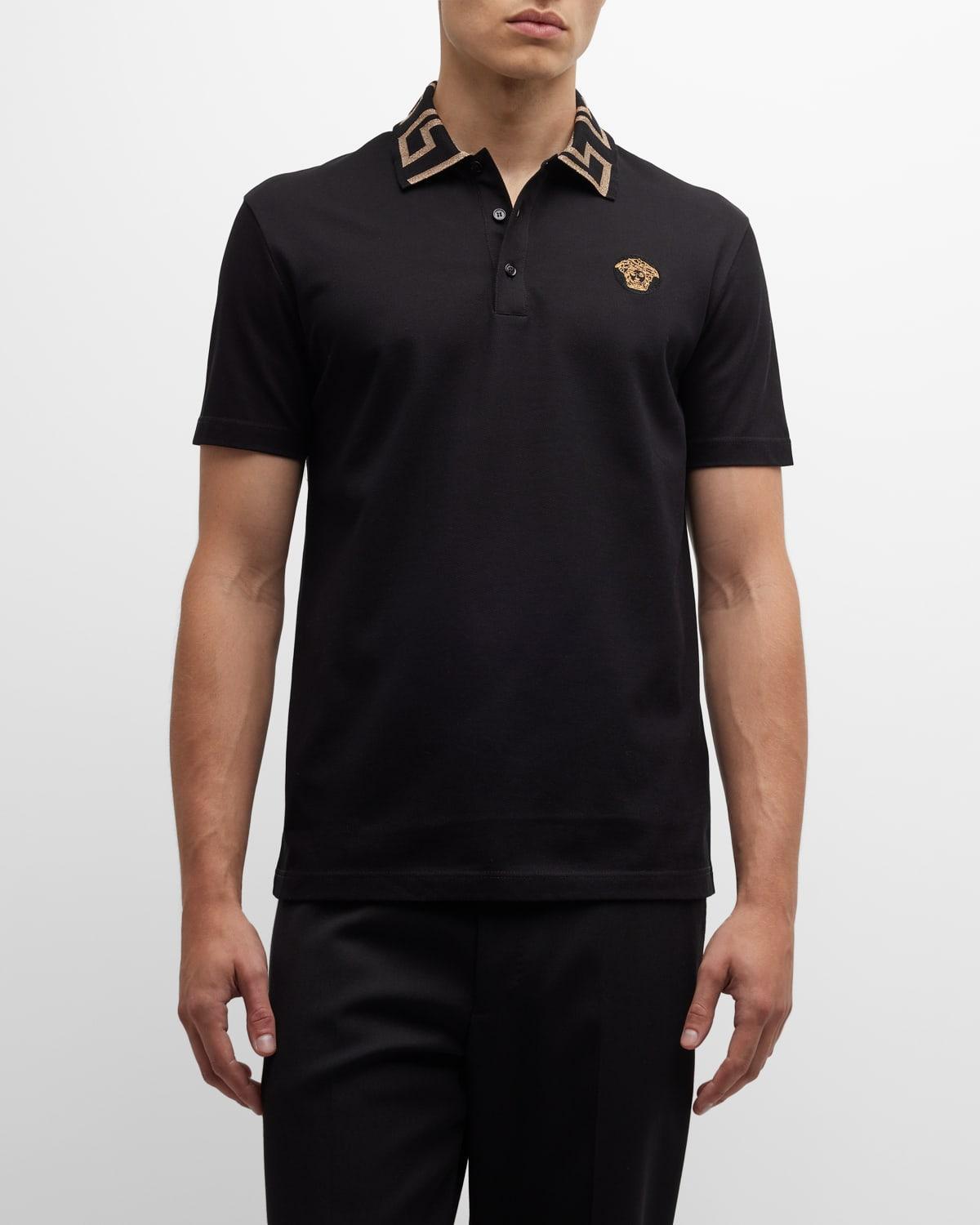 Mens Piquet Cotton Polo Shirt Product Image