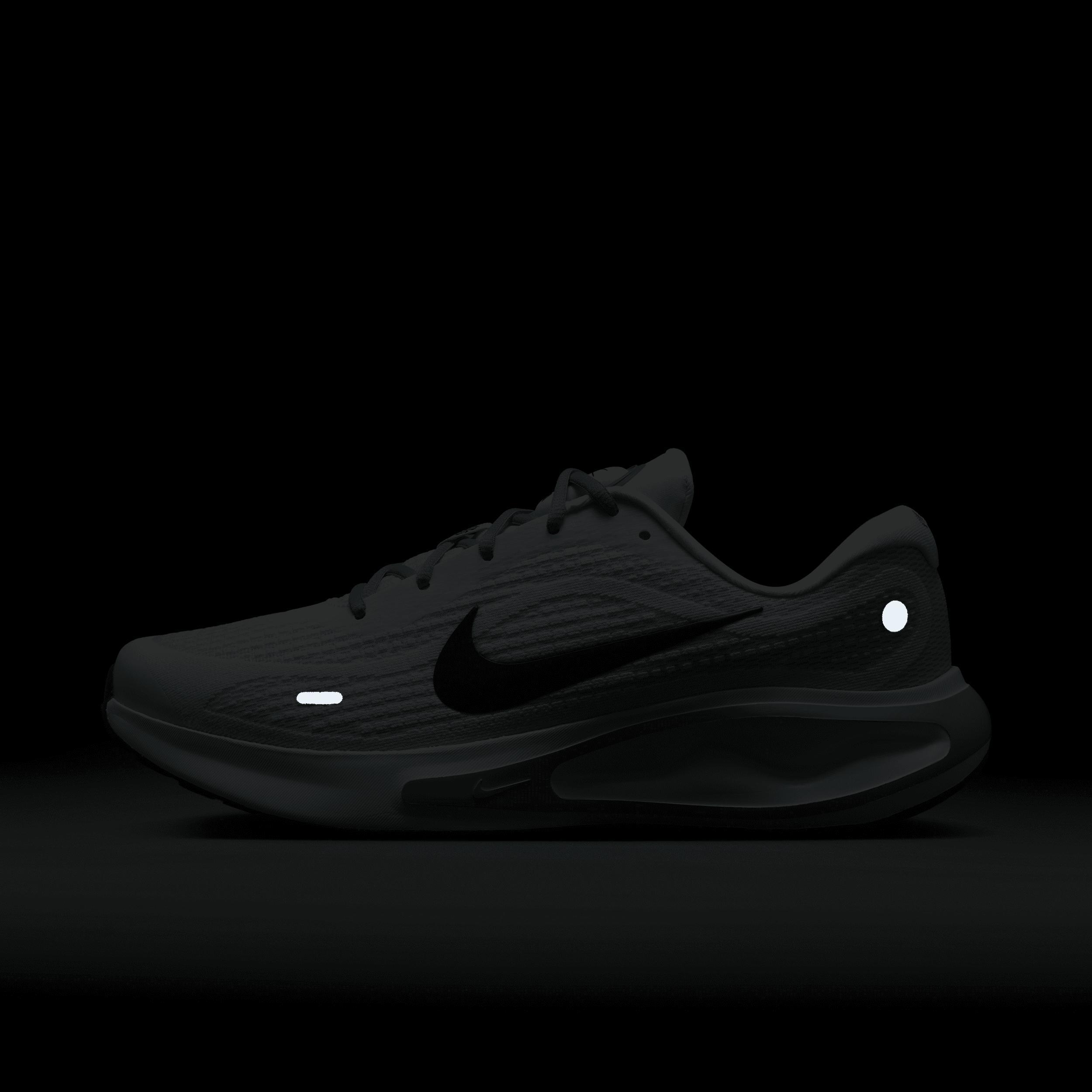Nike Journey Run Men's Road Running Shoes, Size: 12, White Black Cactus Product Image
