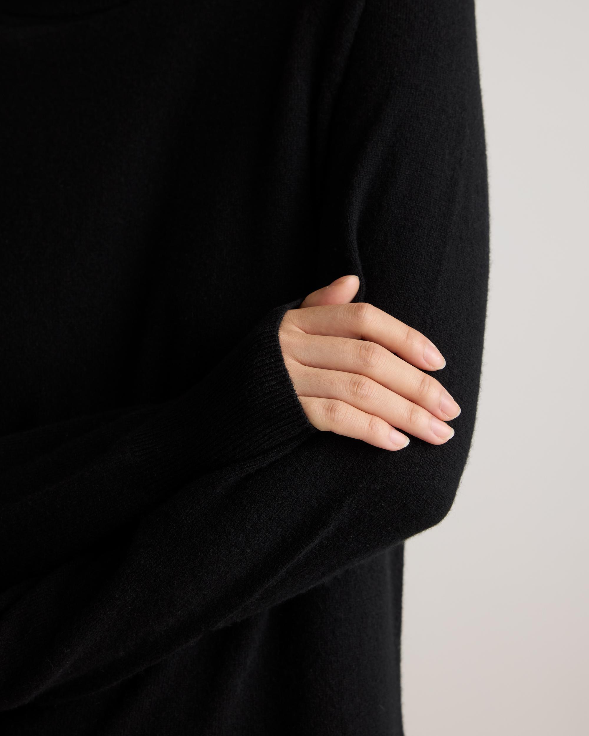 Quince | Women's Mongolian Cashmere Turtleneck Sweater Dress Product Image