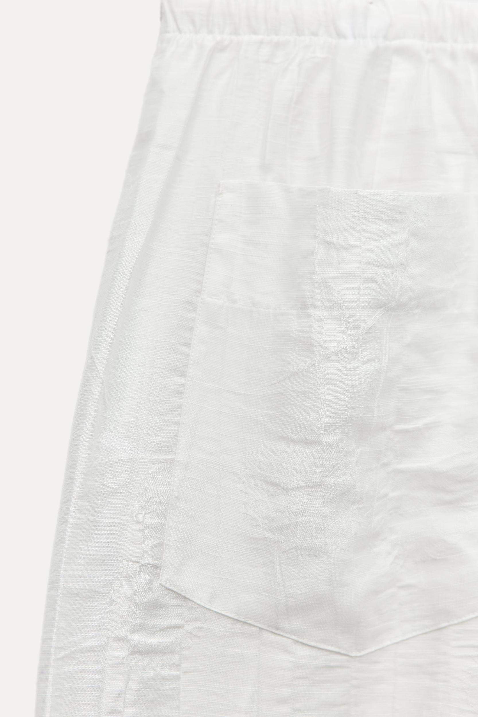 JACQUARD PANTS ZW COLLECTION Product Image