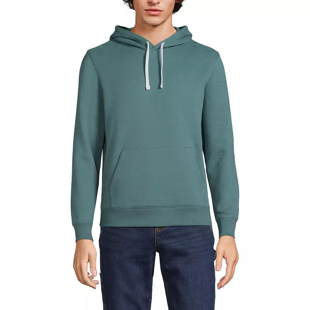 Men's Lands' End Serious Sweaters Pullover Hoodie, Size: XXL, Radiant Blue Product Image