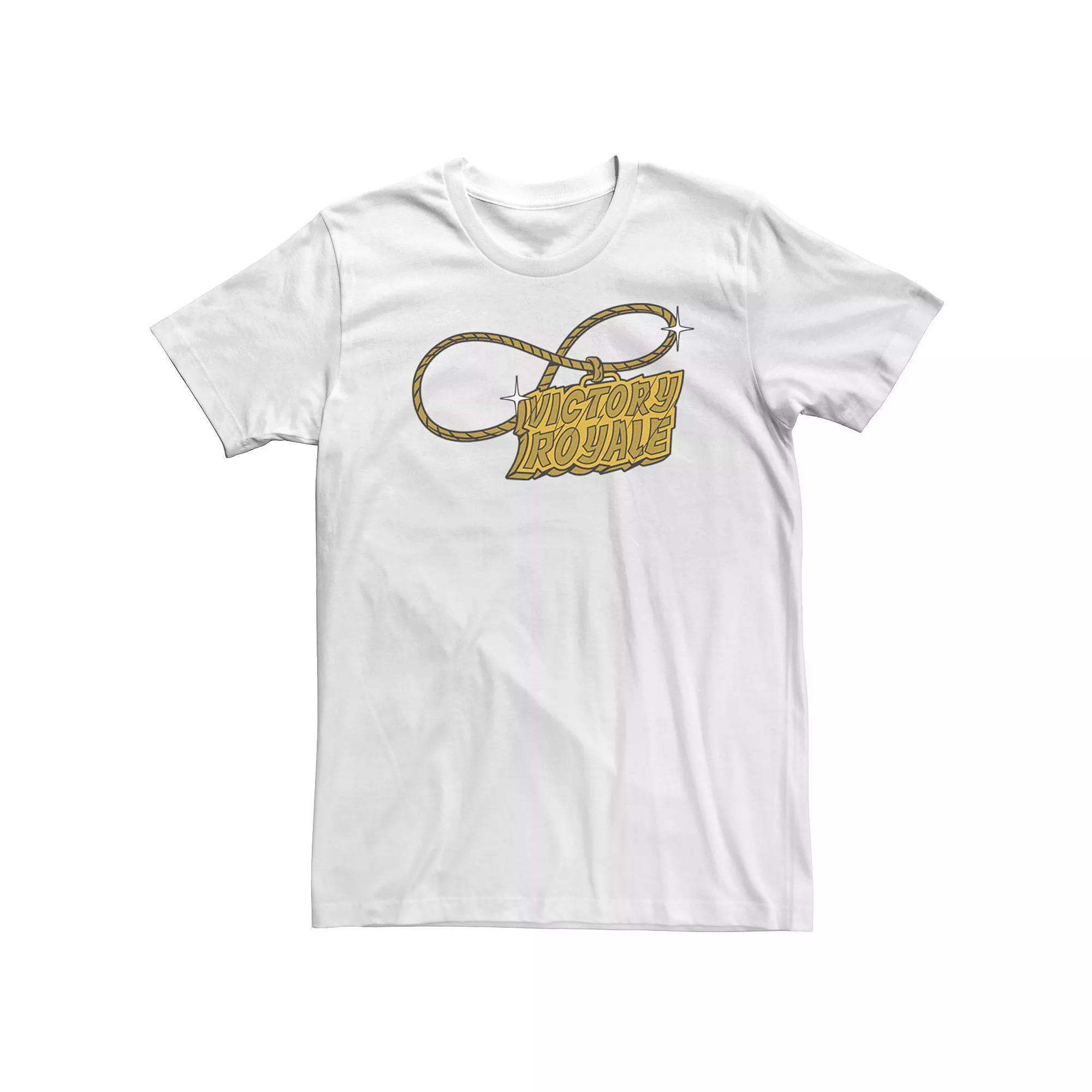 Men's Fortnite Victory Royale Gold Chain Tee, Size: XS, White Product Image