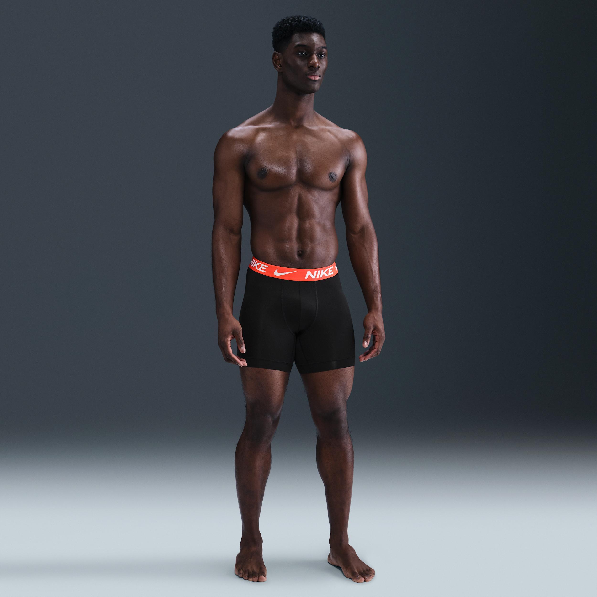 Mens Nike Dri-FIT Essential 3-pack Microfiber Boxer Briefs Product Image