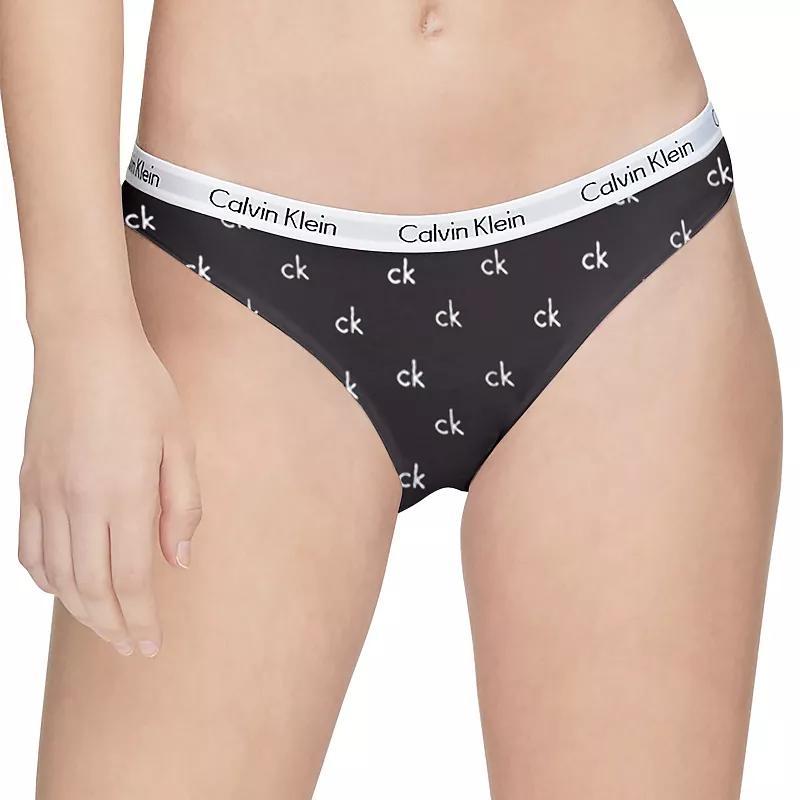 Women's Calvin Klein Carousel Bikini Panty D1618, Size: XL, Blur Buffalo Red Product Image