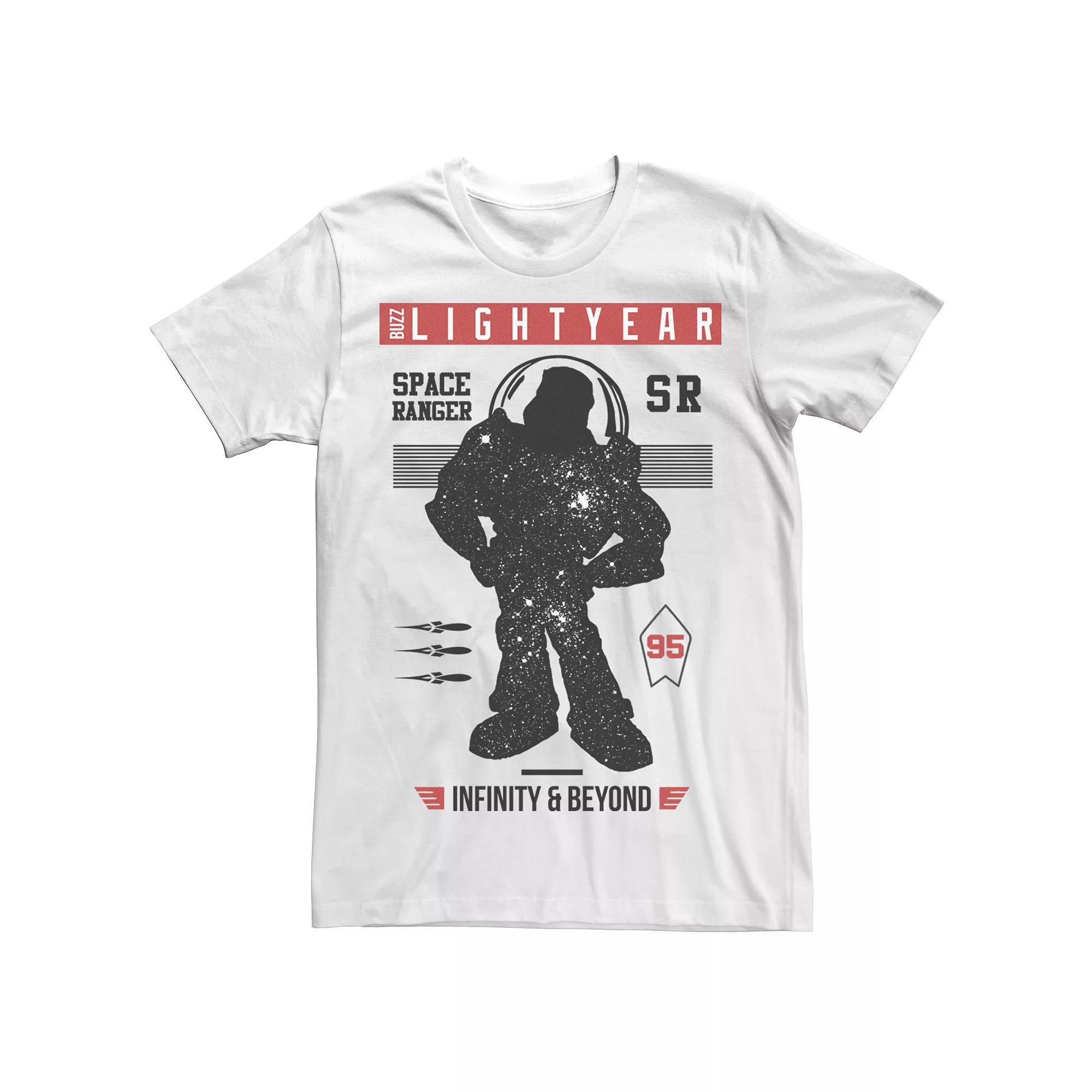 Disney / Pixar's Toy Story Buzz Lightyear Men's Space Ranger Silhouette Tee, Size: XL, White Product Image