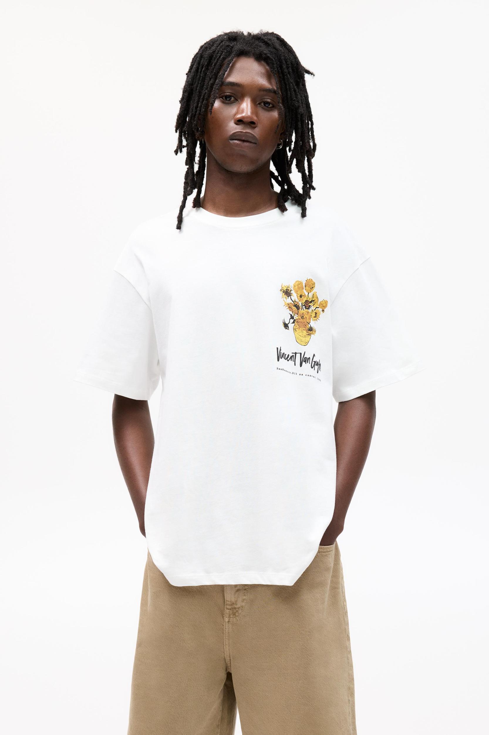 Van Gogh Sunflowers T-shirt Product Image