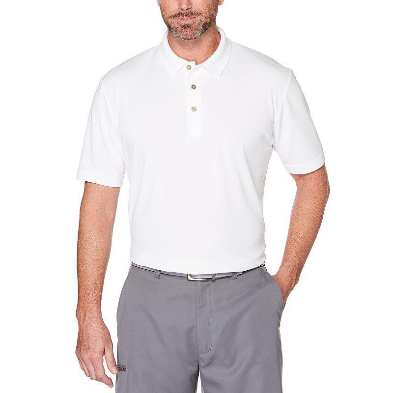 Men's Grand Slam Classic-Fit Solid Golf Polo, Size: Small, Bright White Product Image