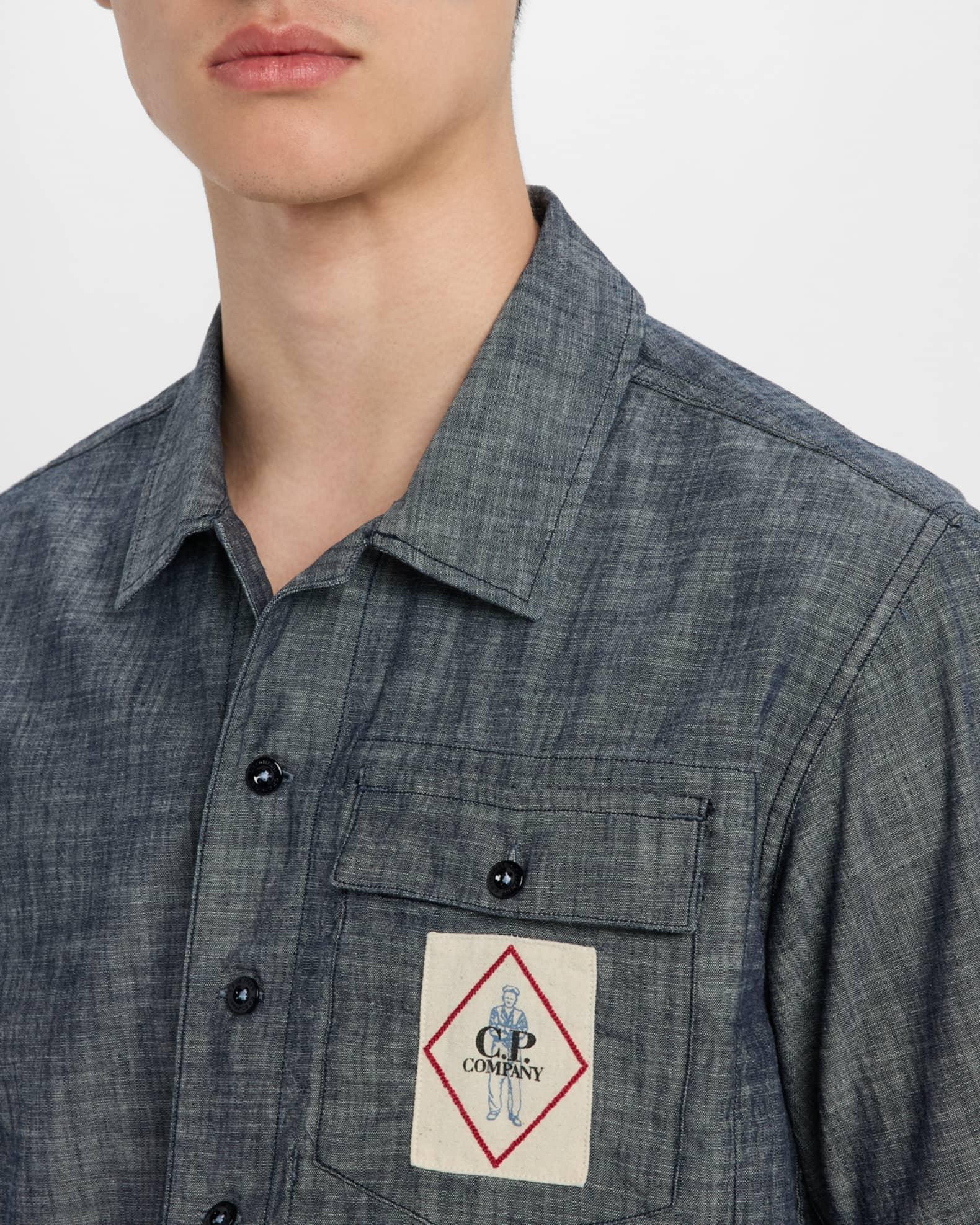 Men's Chambray Sport Shirt Product Image