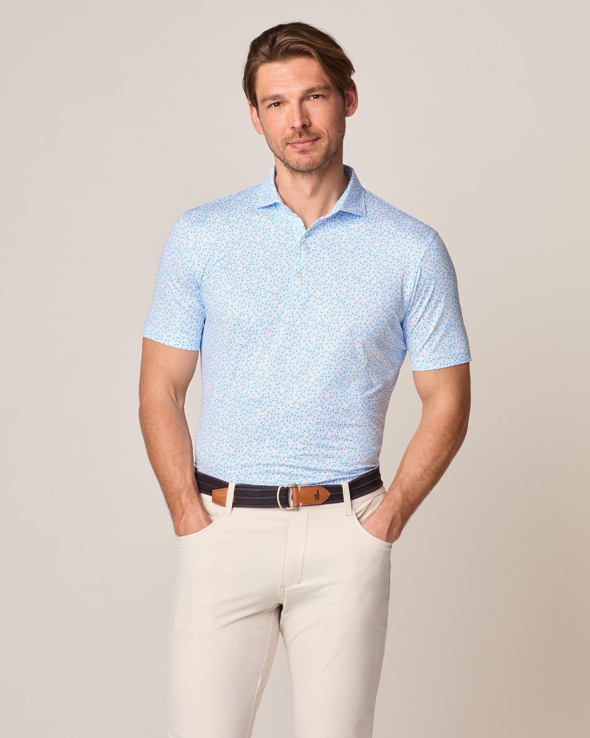 Scuttle Printed Featherweight Performance Polo Male Product Image