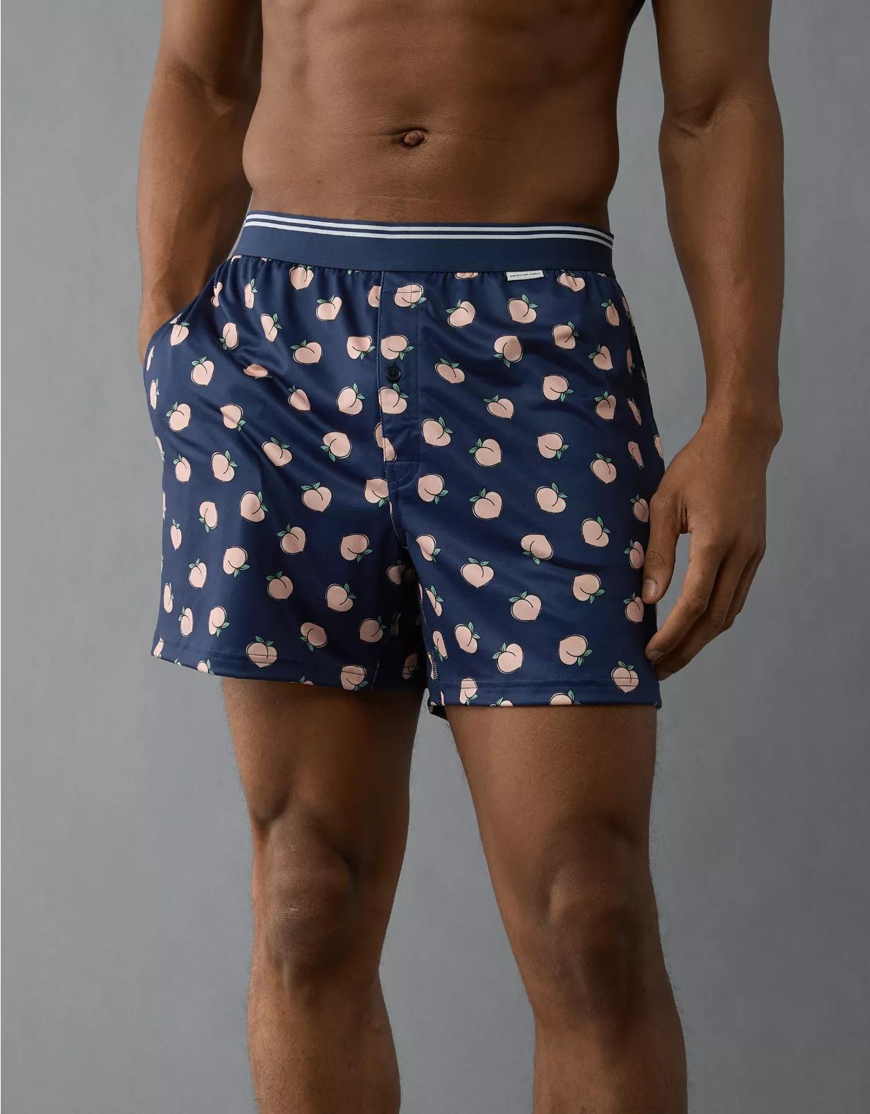 AEO Men's Peaches Ultra Soft Pocket Boxer Short Product Image