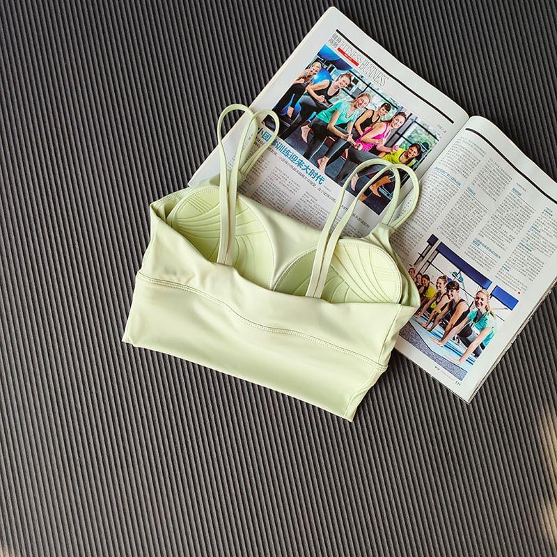 Plain Sports Bra Product Image
