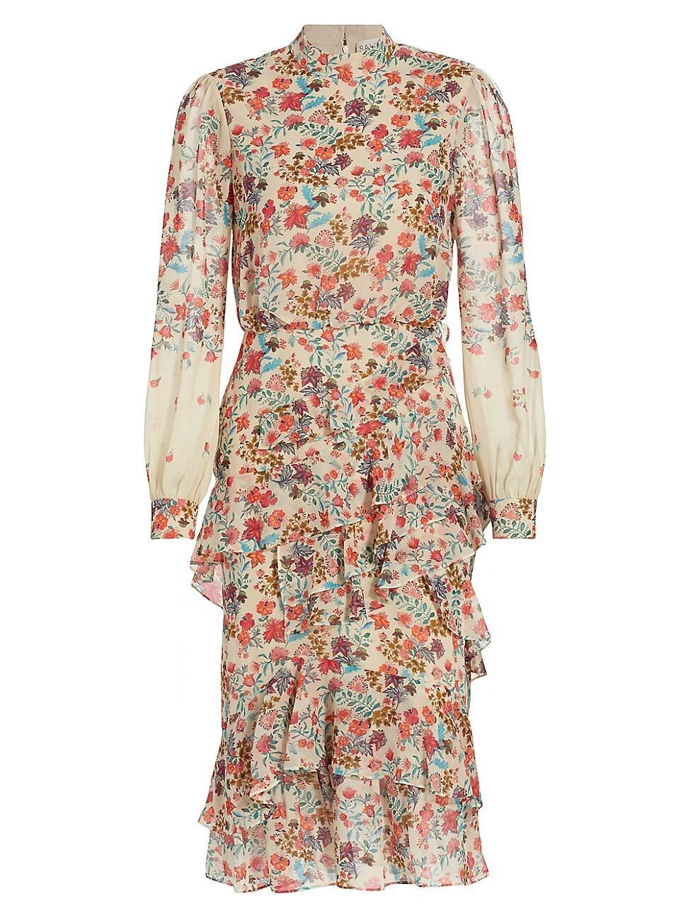 Isa Ruffle Dress SALONI Product Image