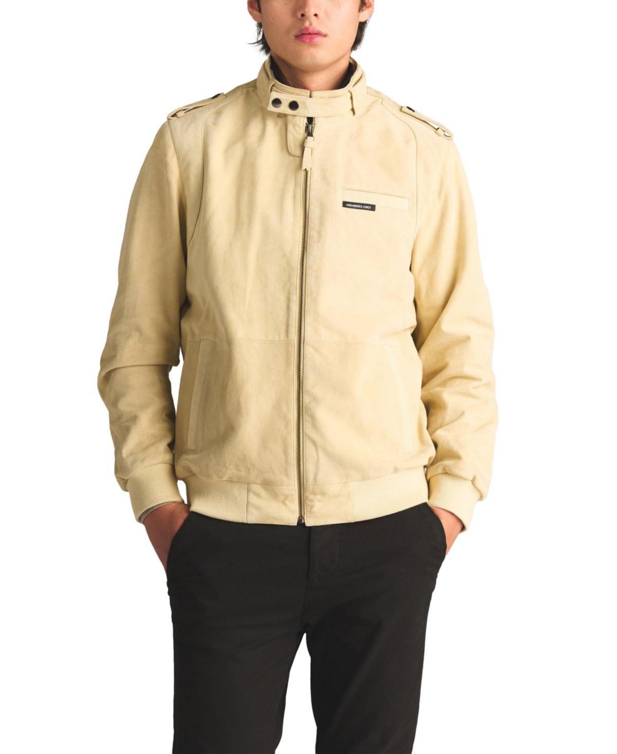 Members Only Men's Soft Suede Iconic Jacket in Black at Nordstrom, Size Medium Product Image