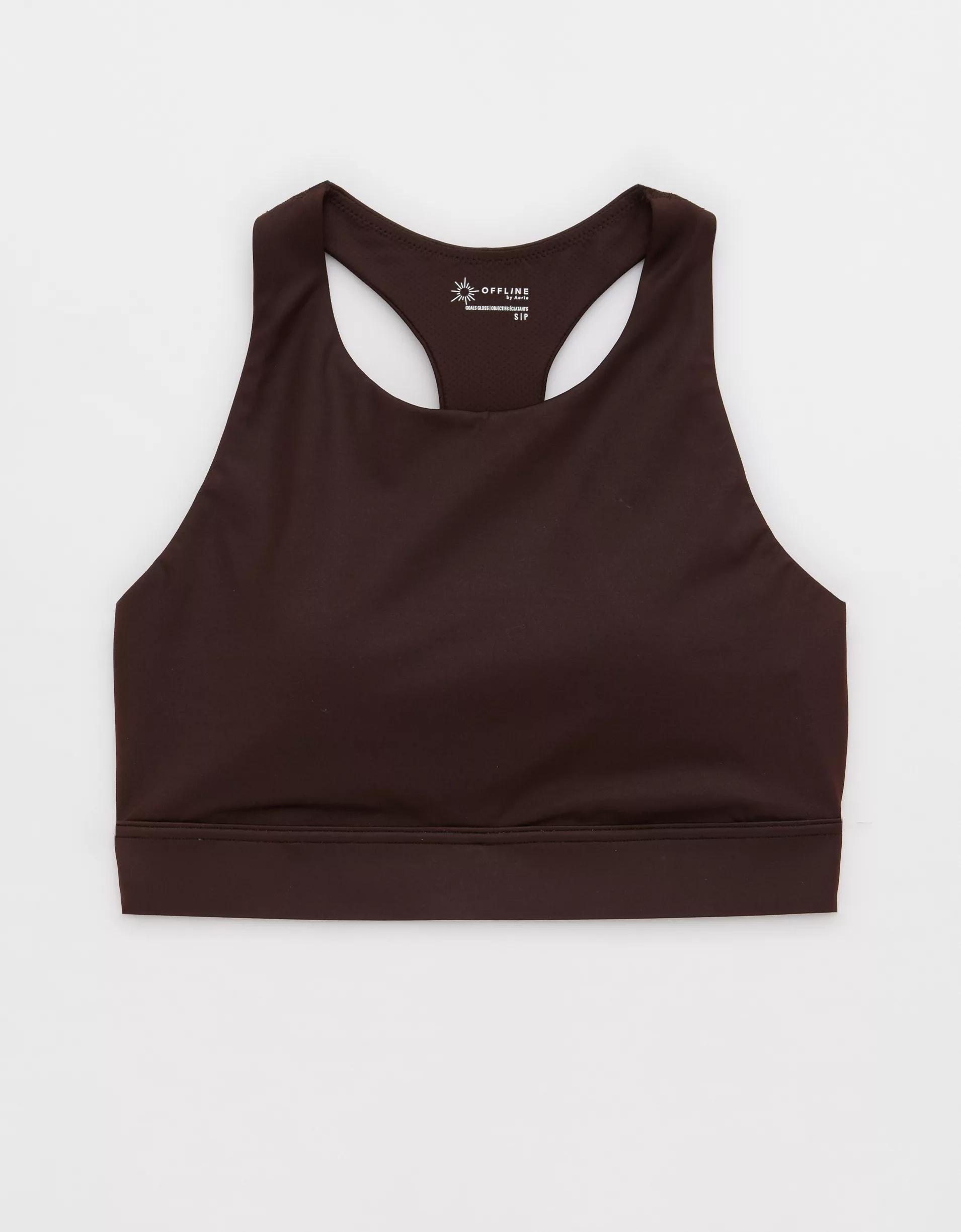 OFFLINE By Aerie Goals Gloss High Neck Sports Bra Product Image