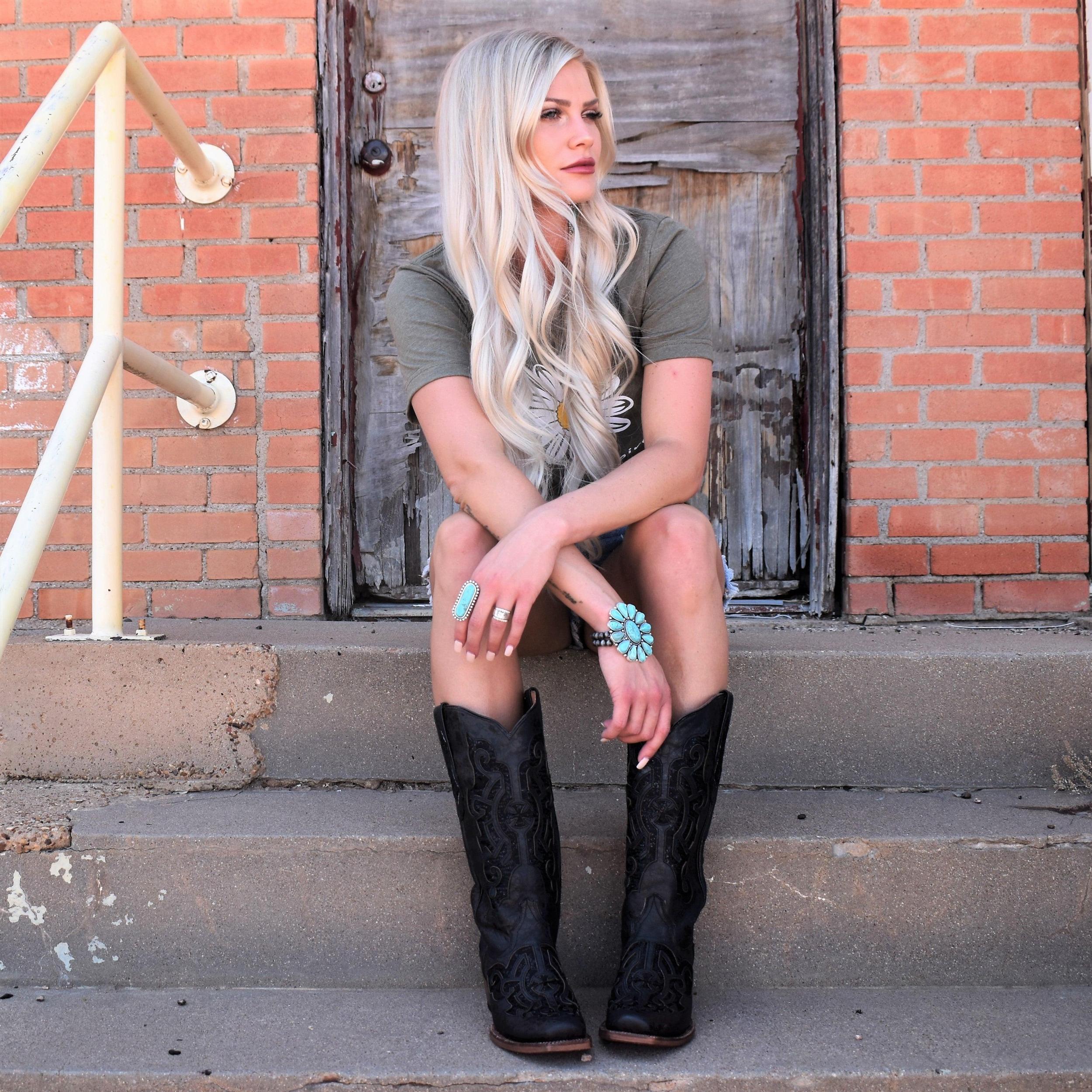 Midnight Rider Leather Boots Product Image