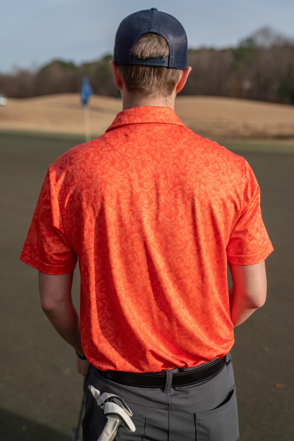Three Sixty Six Men’s Print Golf Polos Product Image