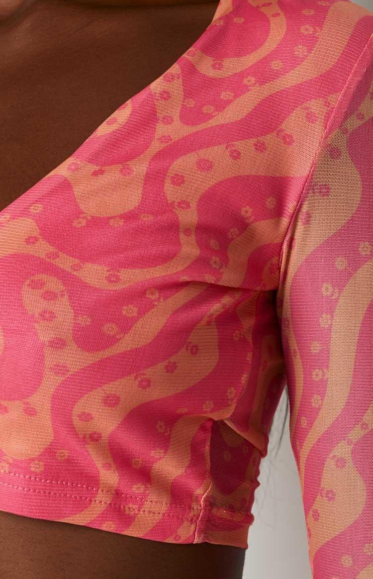 Sookie Pink Print Top Product Image