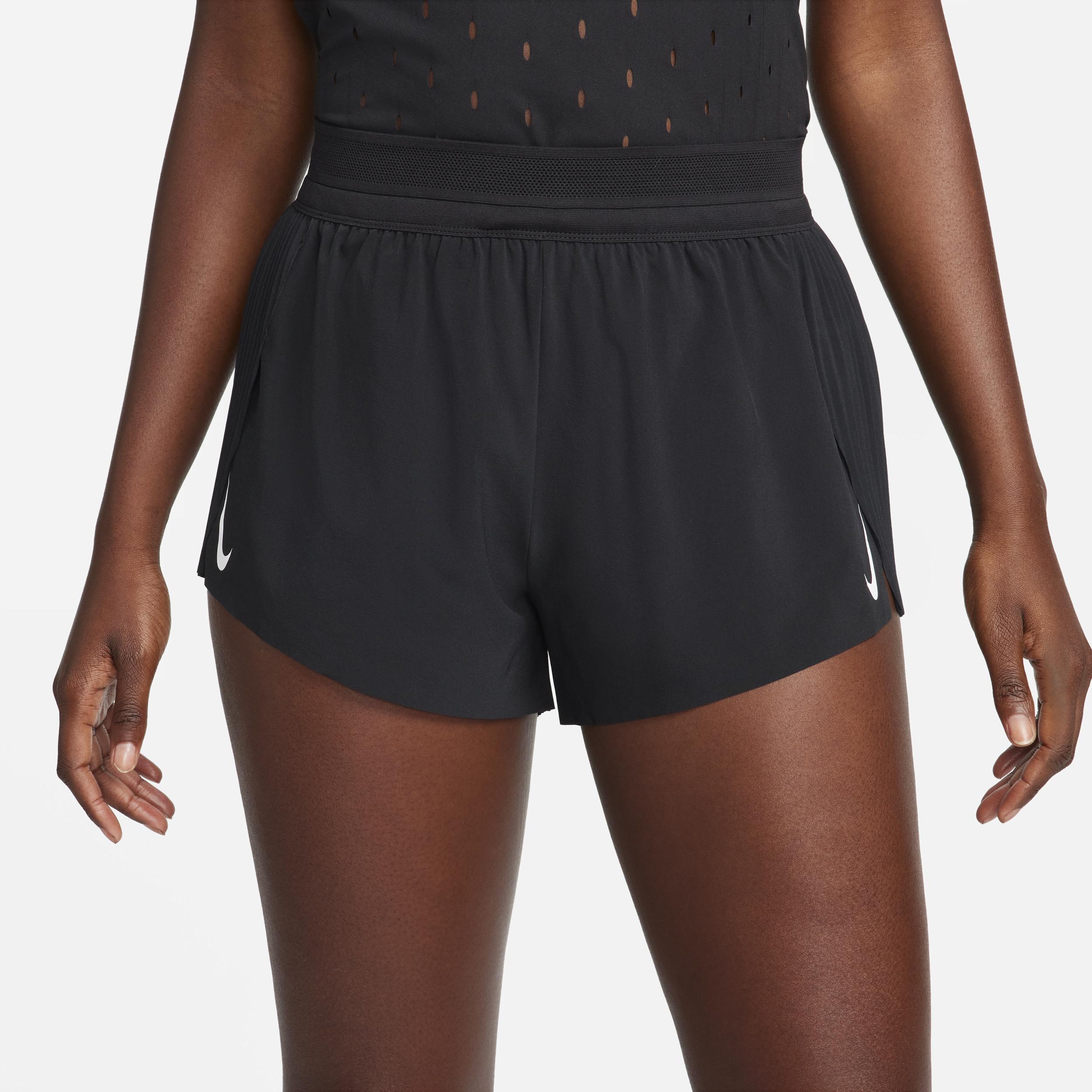 Nike Women's AeroSwift Dri-FIT ADV Mid-Rise Brief-Lined 3" Running Shorts Product Image