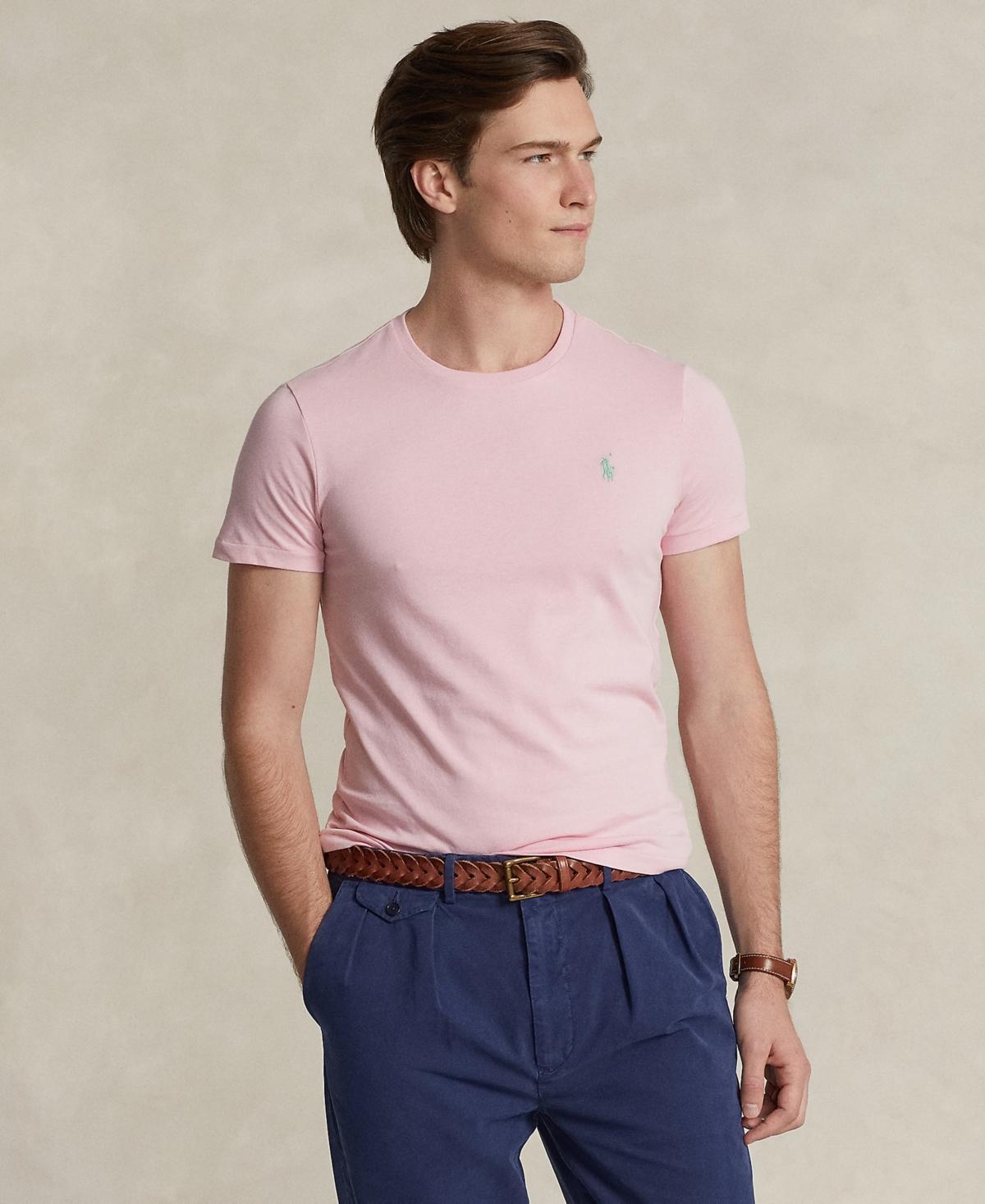 Polo Ralph Lauren Mens Classic-Fit Jersey Crewneck T-Shirt Product Image