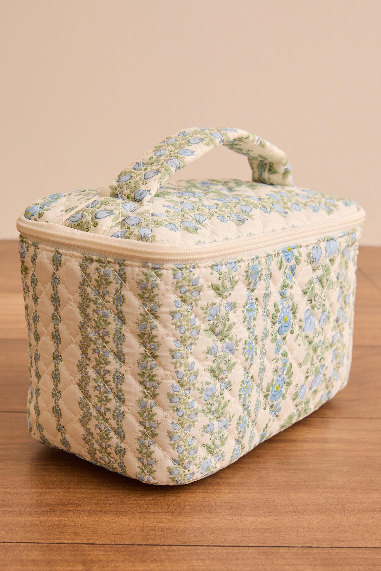 Cecile Quilted Makeup Bag Product Image