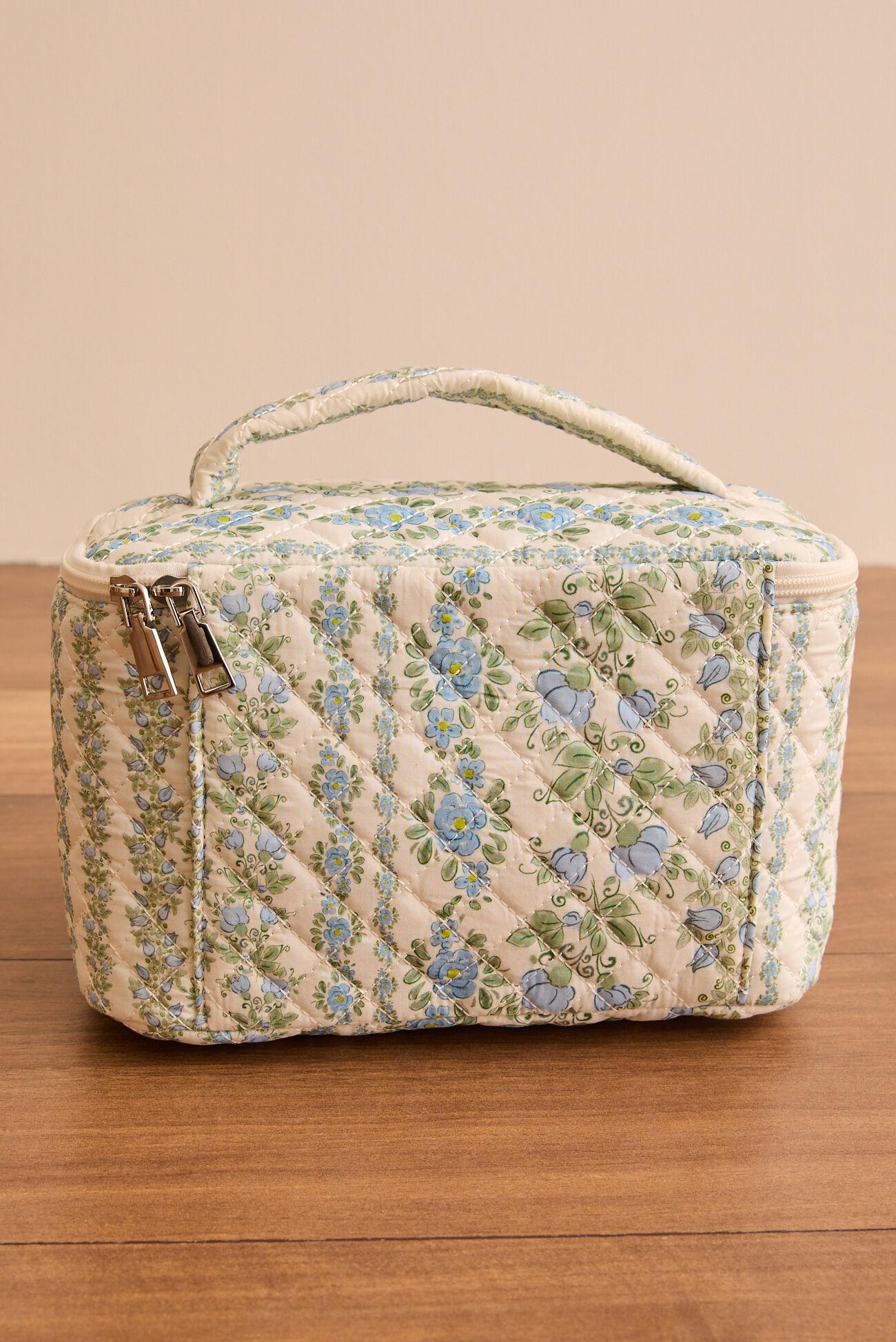 Cecile Quilted Makeup Bag Product Image