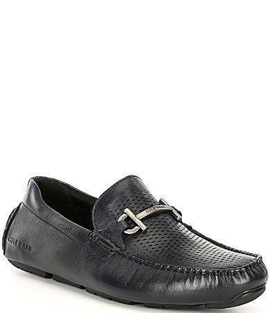 Cole Haan Mens Grand Laser Bit Leather Drivers Product Image