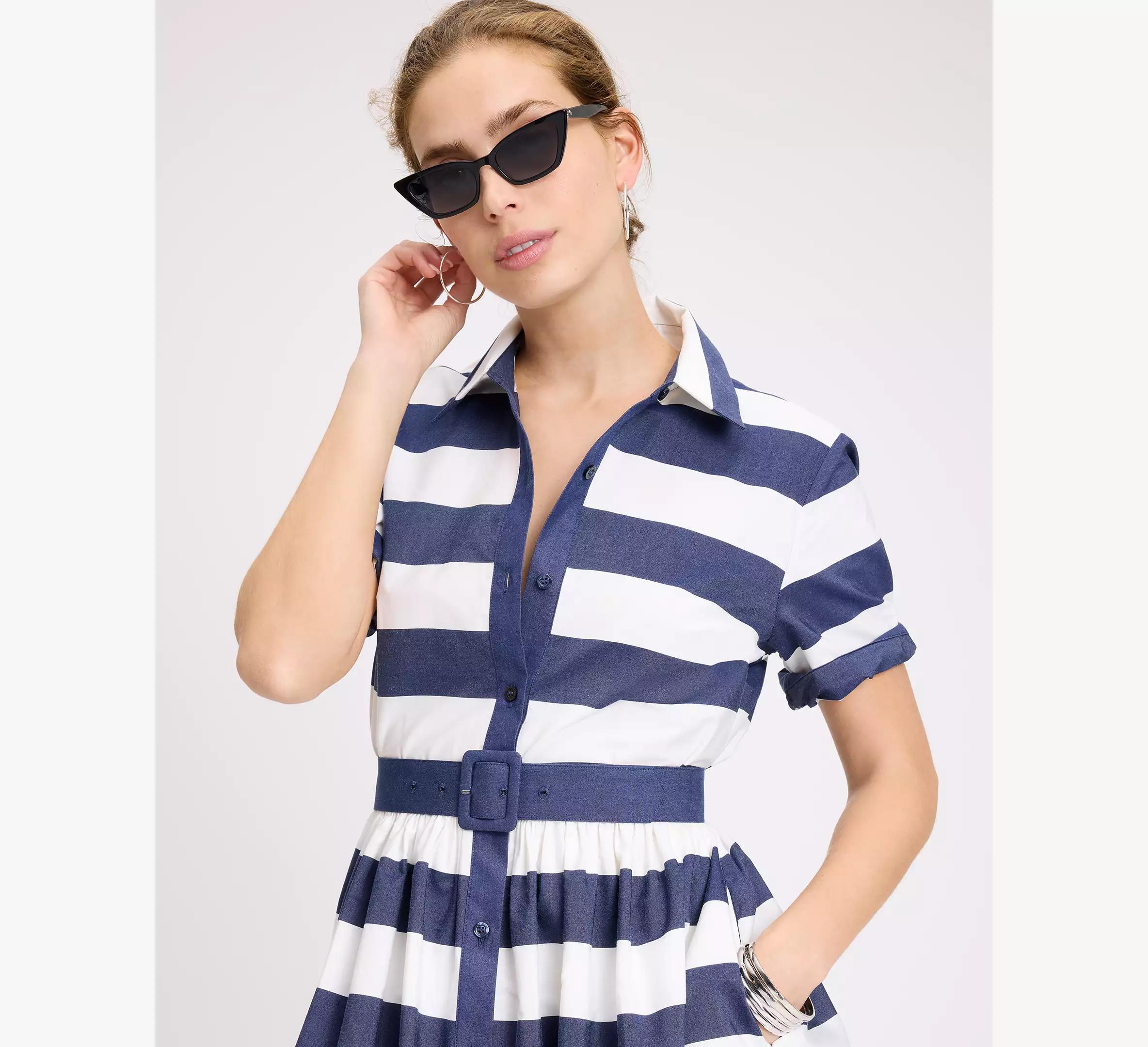 Sailor Stripe Shirtdress Product Image