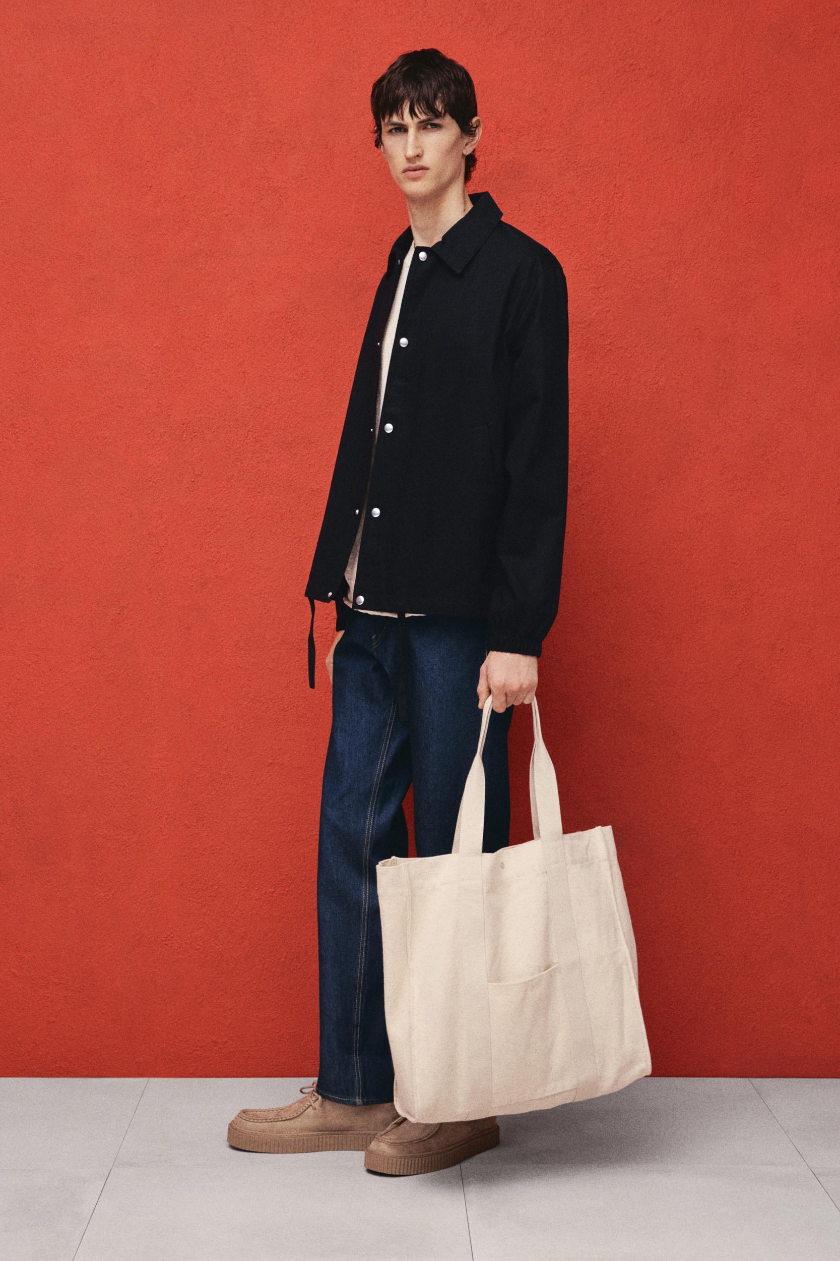 Regular Fit Canvas Coach Jacket Product Image