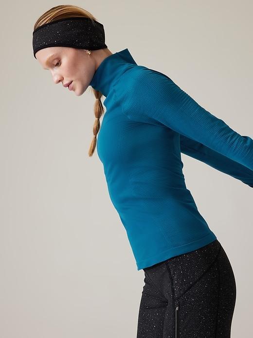 Flurry Seamless Turtleneck Top Product Image