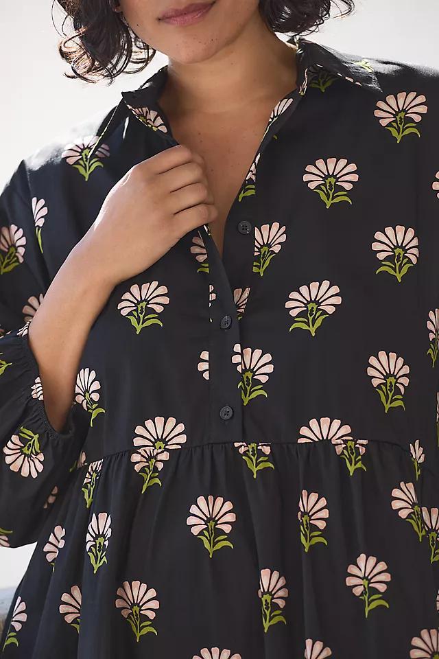 The Bettina Tiered Shirt Dress by Maeve Product Image
